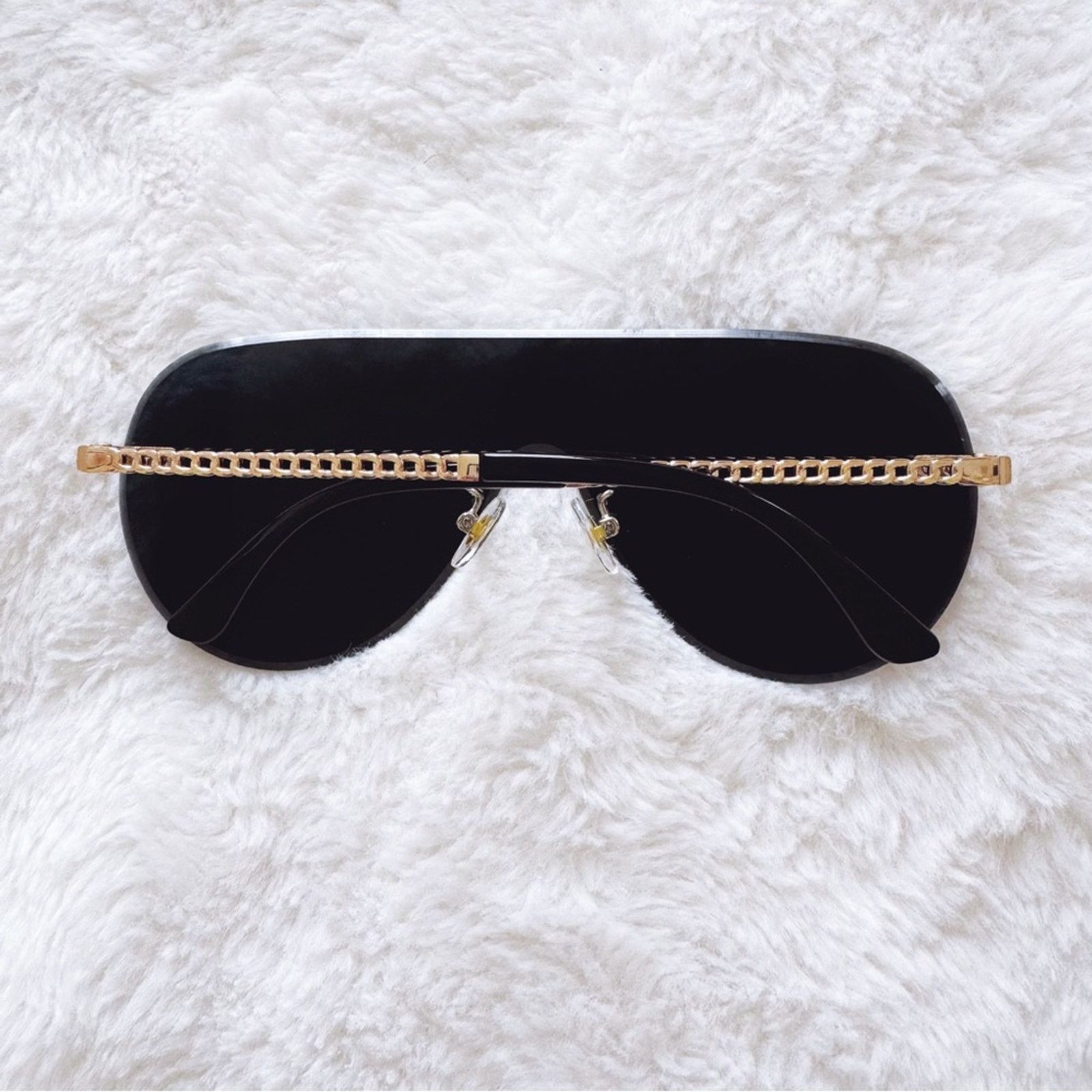 Other Jasmine Black Sleek Single-Lens Sunglasses Size ONE SIZE - 10 Thumbnail