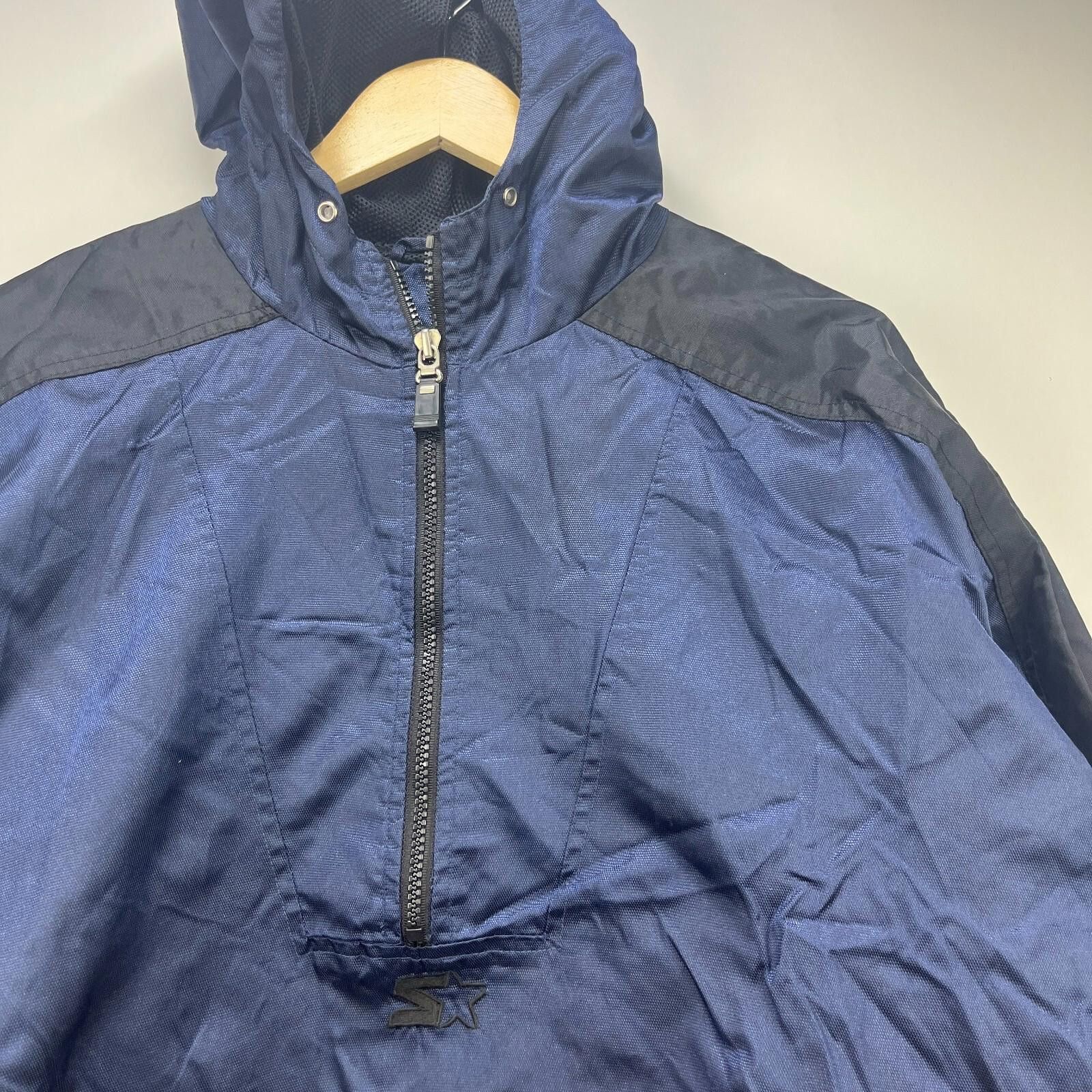 Starter Vintage Starter Anorak Hooded Windbreaker Jacket Large Size US L / EU 52-54 / 3 - 3 Thumbnail