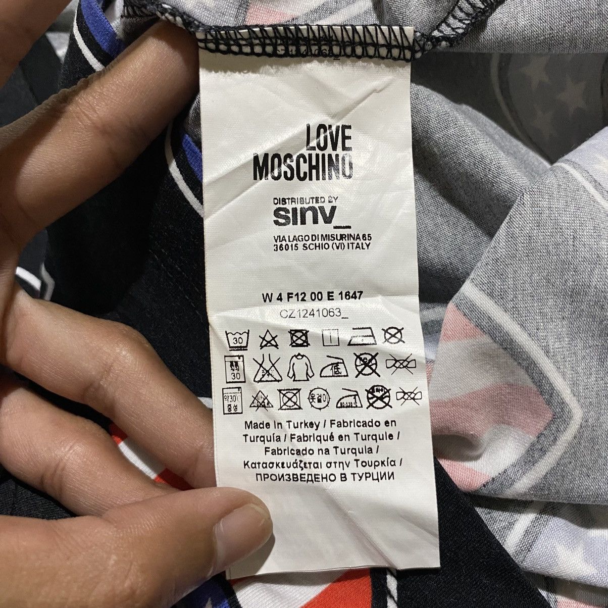 Moschino Love Moschino Full Print Longsleeve T-Shirt Size S / US 4 / IT 40 - 4 Thumbnail