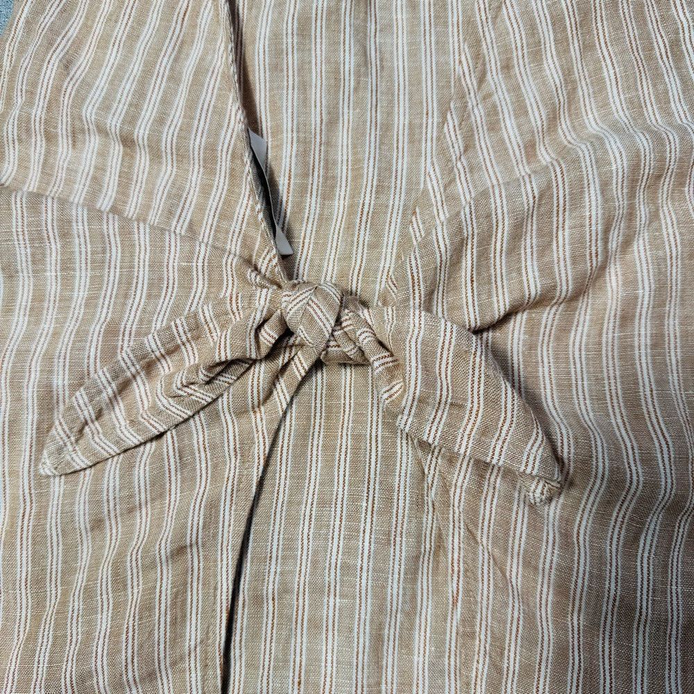 Madewell NWT New $98 Madewell Scoop Neck Tie Back Linen Tank Size 10 Size L / US 10 / IT 46 - 6 Thumbnail