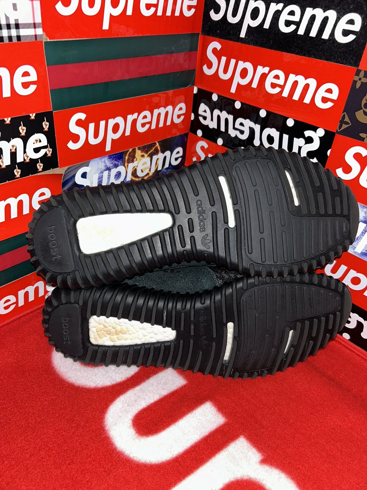 Adidas adidas Yeezy Boost 350 Pirate Black (2015) AQ2659 size 12 Size US 12 / EU 45 - 4 Thumbnail