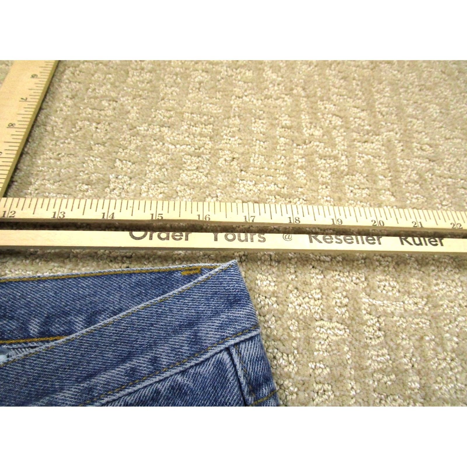 Vintage Vintage Rocky Mountain Jeans Women 32x34 Blue Straight Western Pants Light Wash Size 24" / US 00 / IT 34 - 5 Thumbnail
