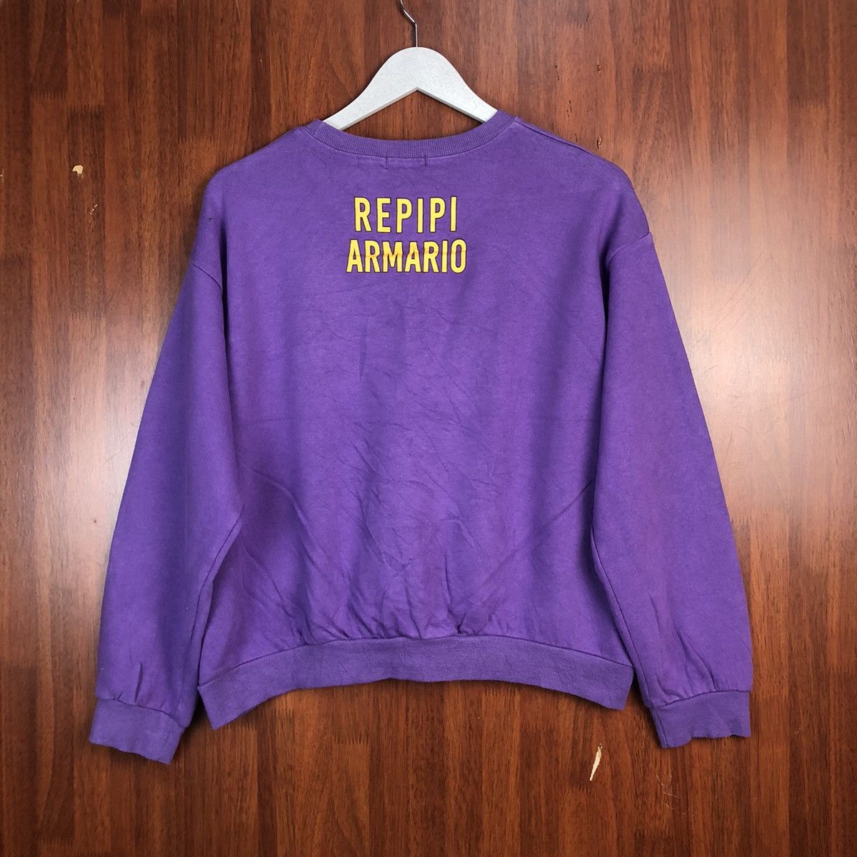 Japanese Brand Repipi Armario Purple Sweatshirt #7543 Size M / US 6-8 / IT 42-44 - 10 Thumbnail