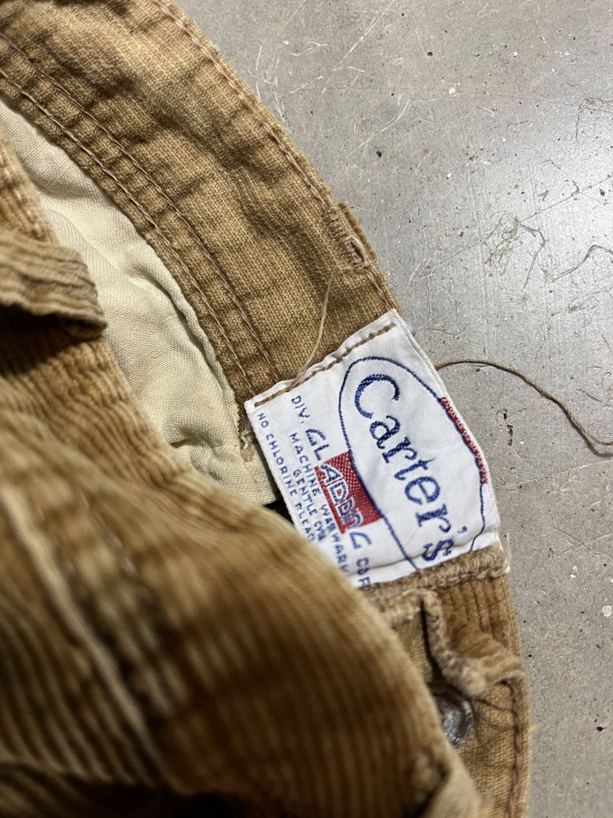 Vintage Vintage 60s Carters Corduroy Flared Pants Faded Brown Size US 30 / EU 46 - 7 Thumbnail