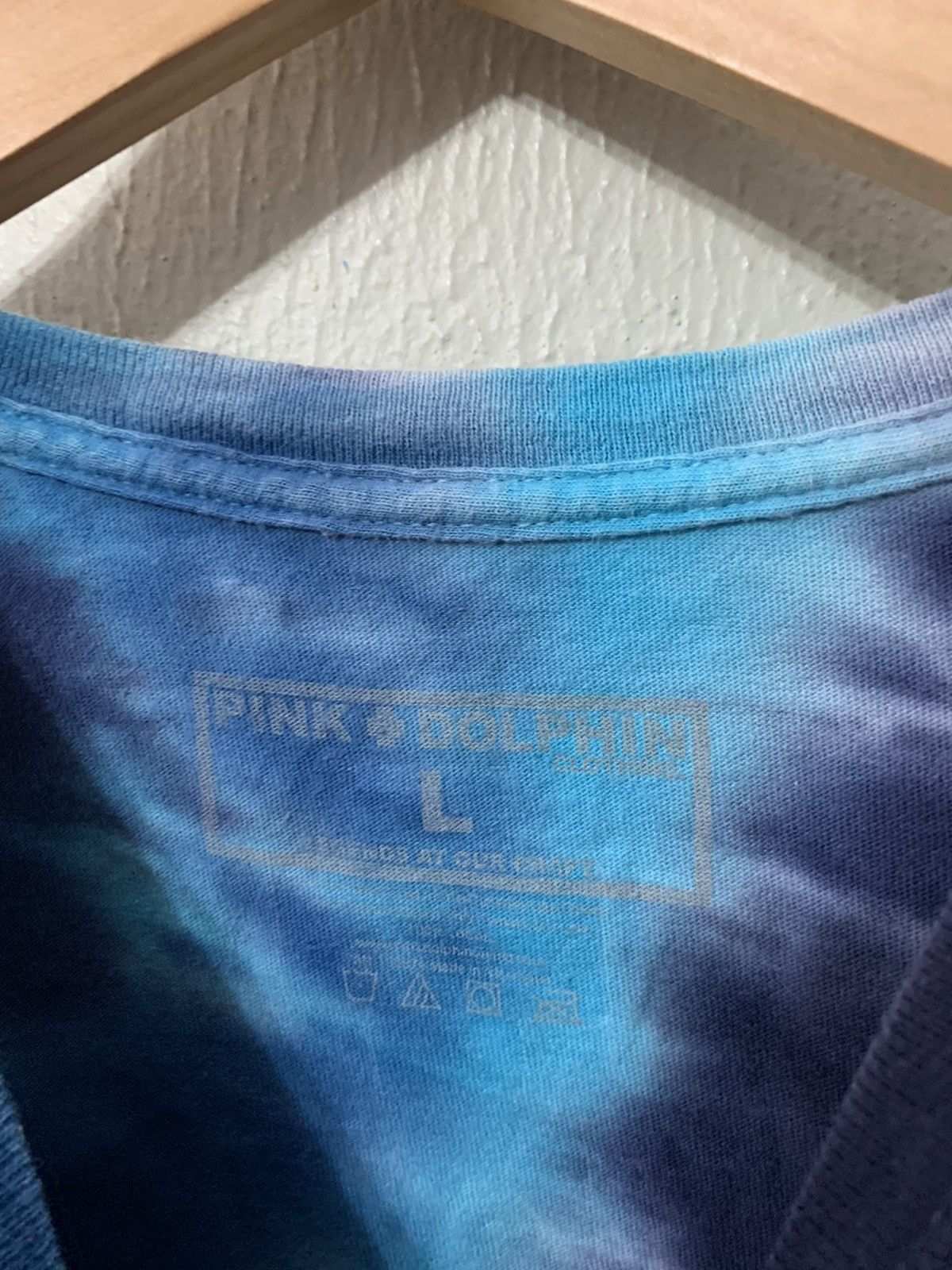 Vintage Vintage Pink Dolphin Tie Dye Logo Tee Size US L / EU 52-54 / 3 - 1 Thumbnail