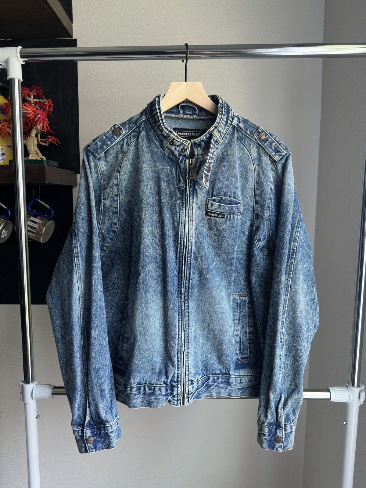 Members Only Vintage Members Only Denim Jacket Blue Size US L / EU 52-54 / 3 - 1 Thumbnail