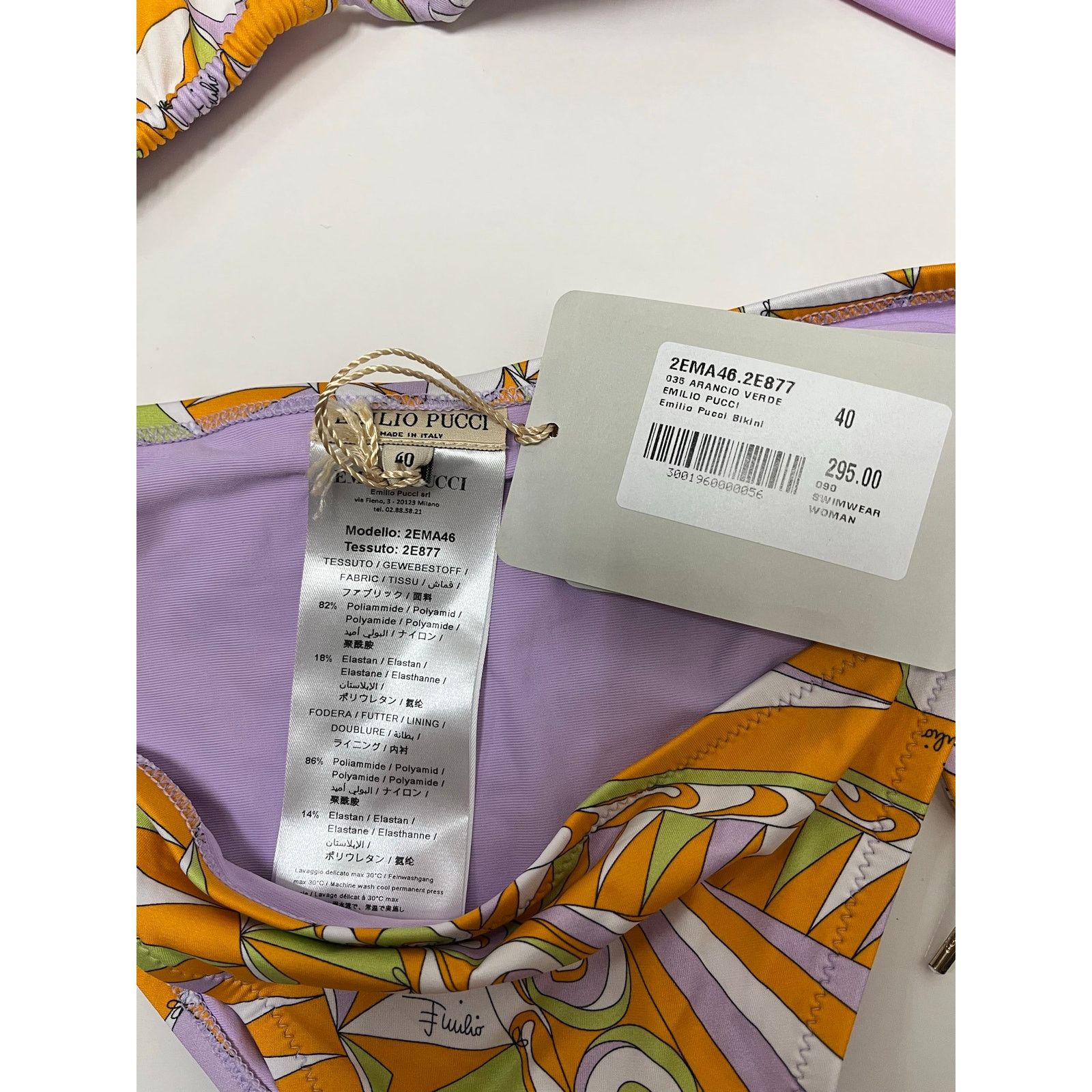 Emilio Pucci NWT Emilio Pucci Printed Bikini Set Size S / US 4 / IT 40 - 6 Thumbnail