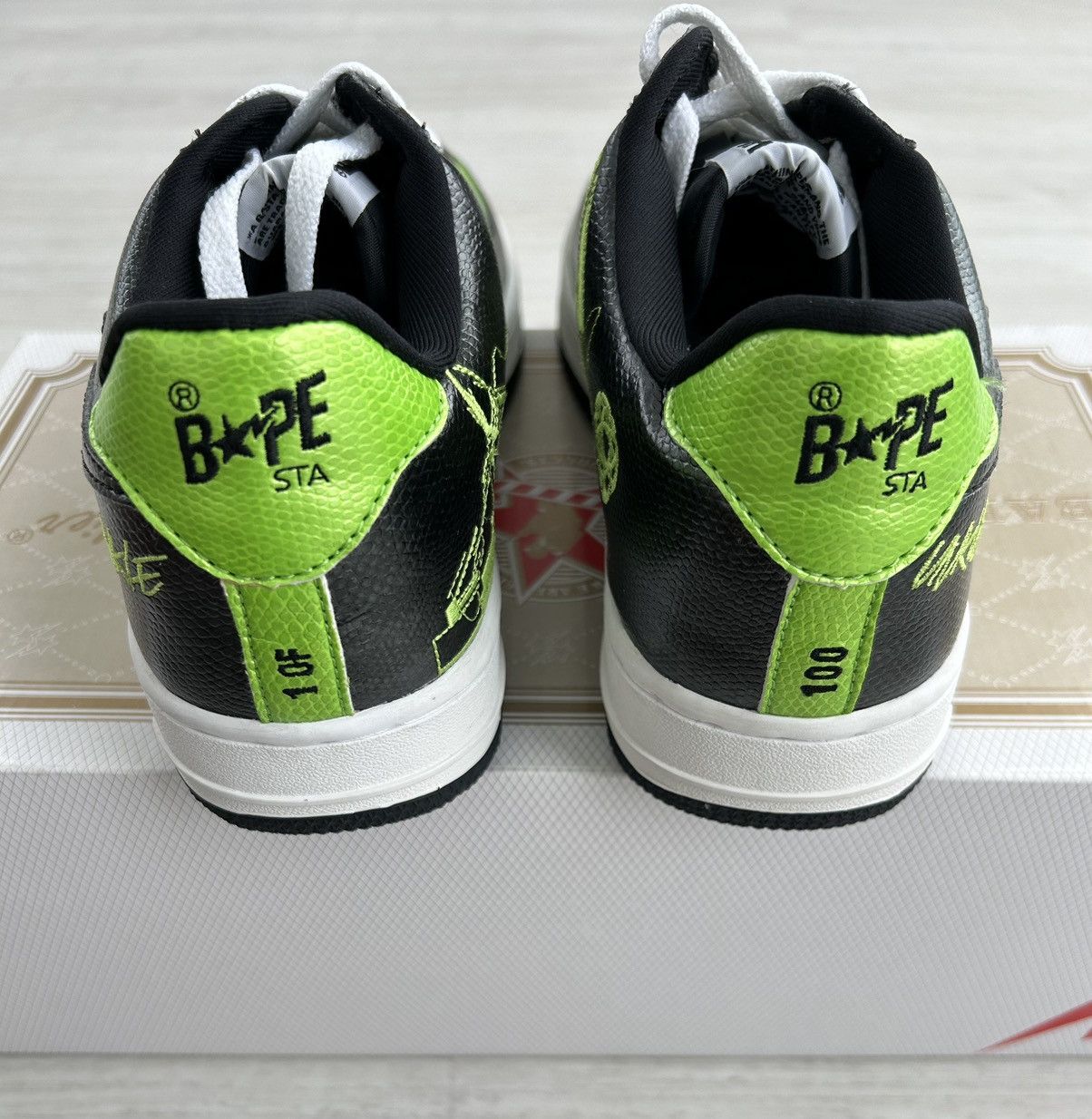 Bape × Futura VERY RARE OG 2003 A BATHING APE X UNKLE SNAKESKIN BAPESTA Size US 9 / EU 42 - 3 Thumbnail