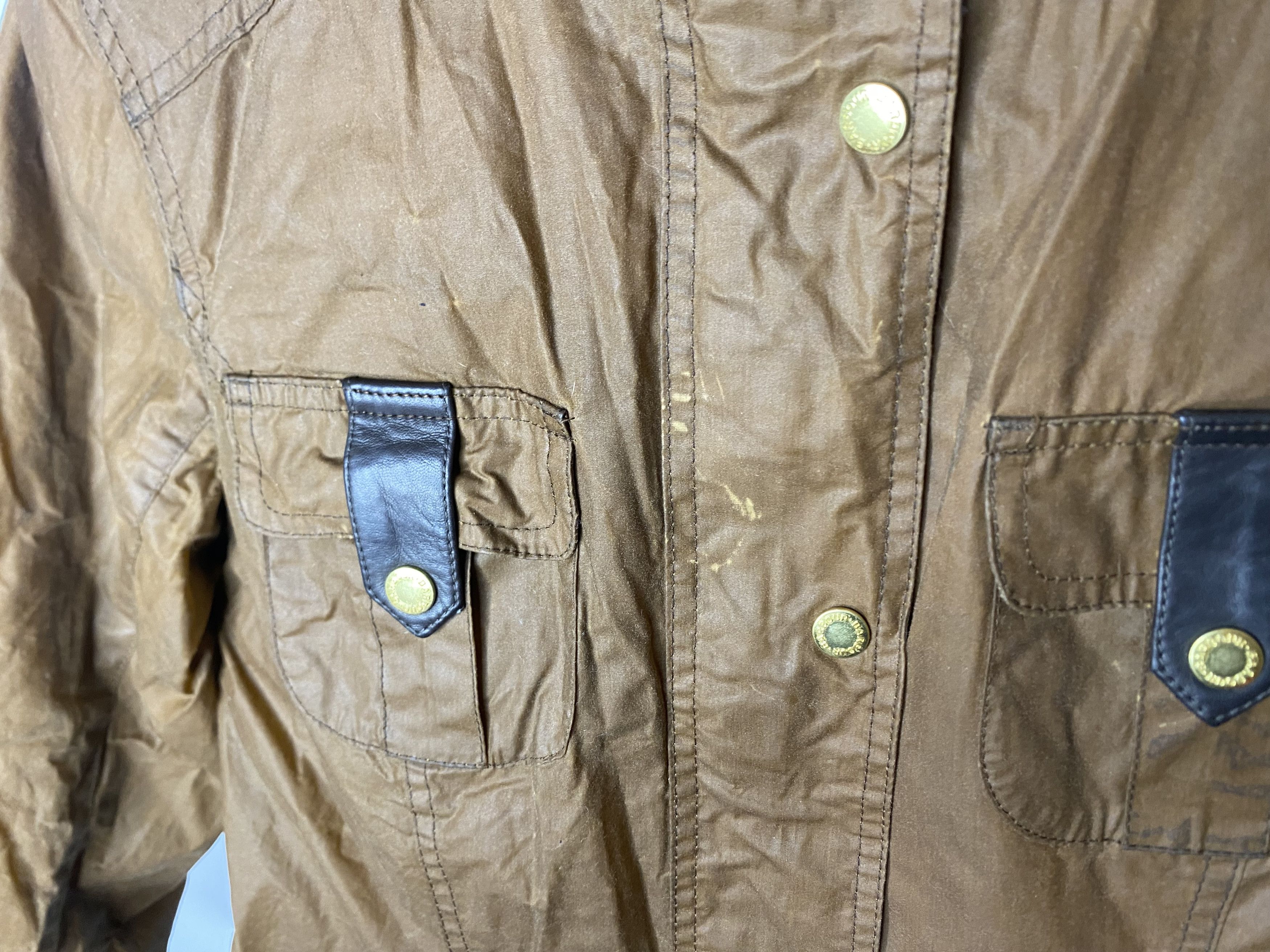 Icebreaker BARBOUR PREMIUM DEFENCE WAXED JACKET WOMEN LIGHTWEIGHT WAX Size M / US 6-8 / IT 42-44 - 4 Thumbnail