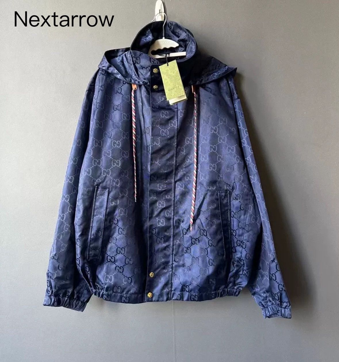Gucci Gucci Purple Dark Pattern Full Print Jacket2412-Nextarrow Size US XL / EU 56 / 4 - 1 Thumbnail