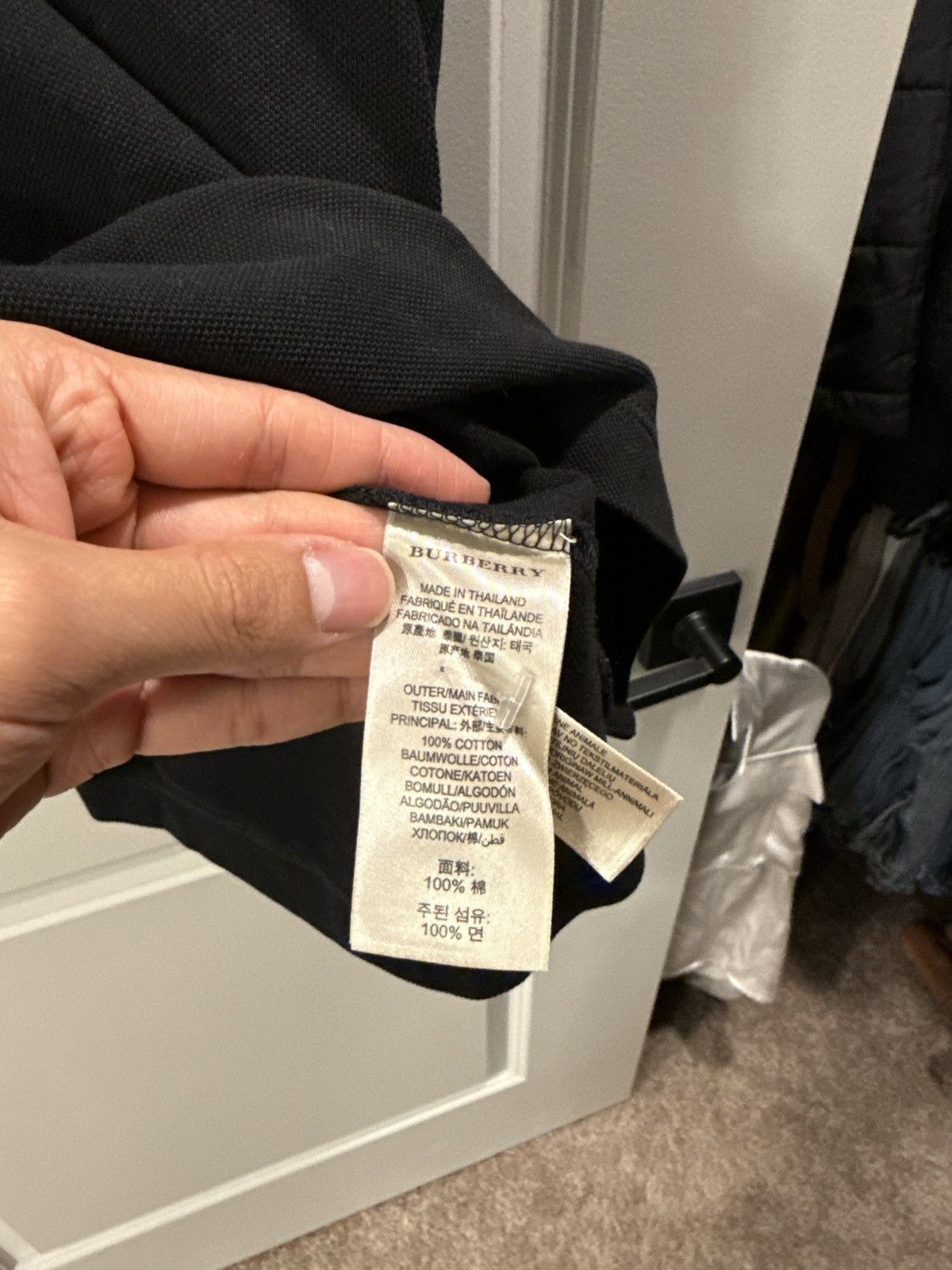 Burberry Burberry black polo Size US S / EU 44-46 / 1 - 4 Thumbnail