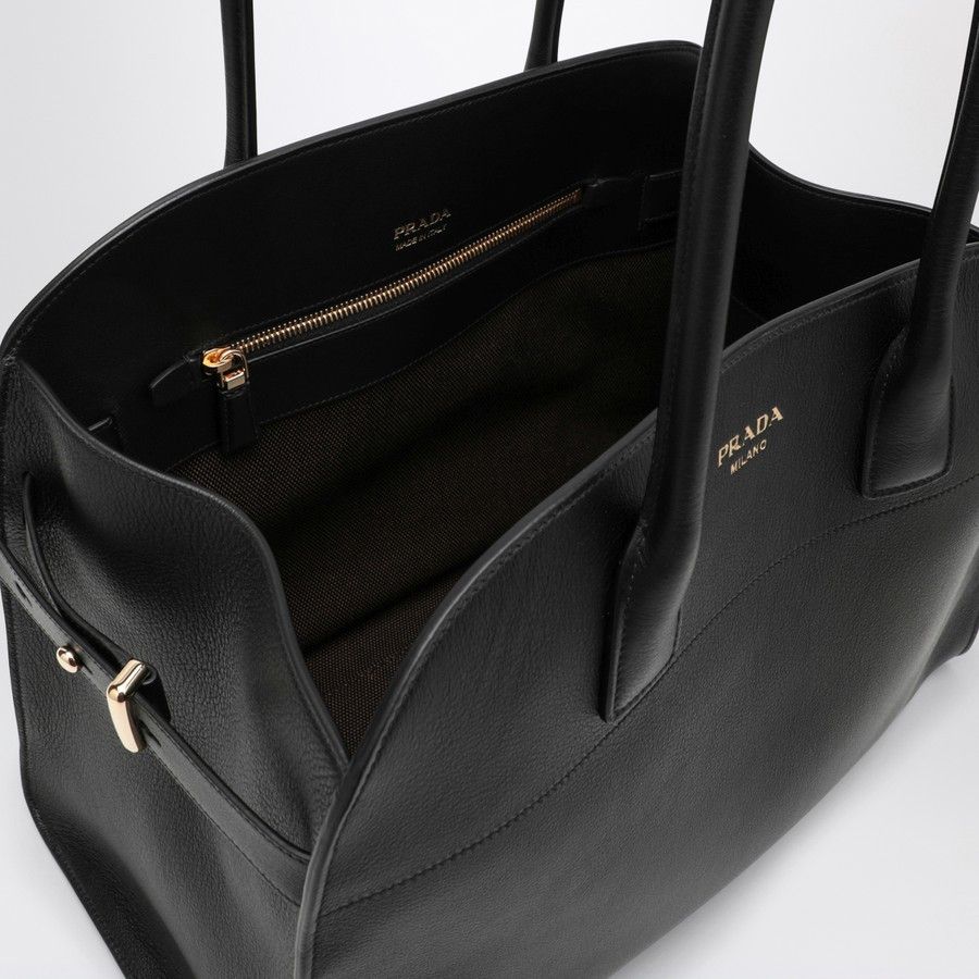 Prada o1d2blof0924 Size : OS / Leather Handbag In Black Size ONE SIZE - 4 Thumbnail