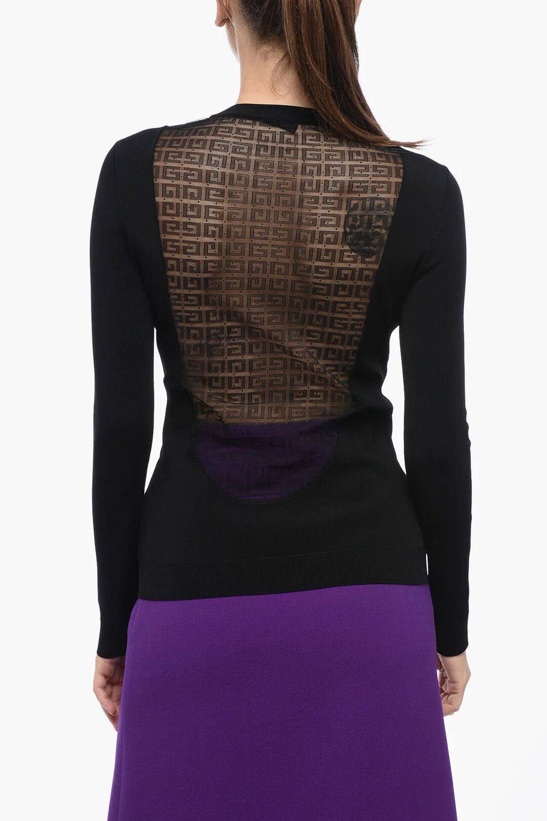 Givenchy og1mm0326 Long-Sleeve T-Shirt in Black Size S / US 4 / IT 40 - 2 Thumbnail