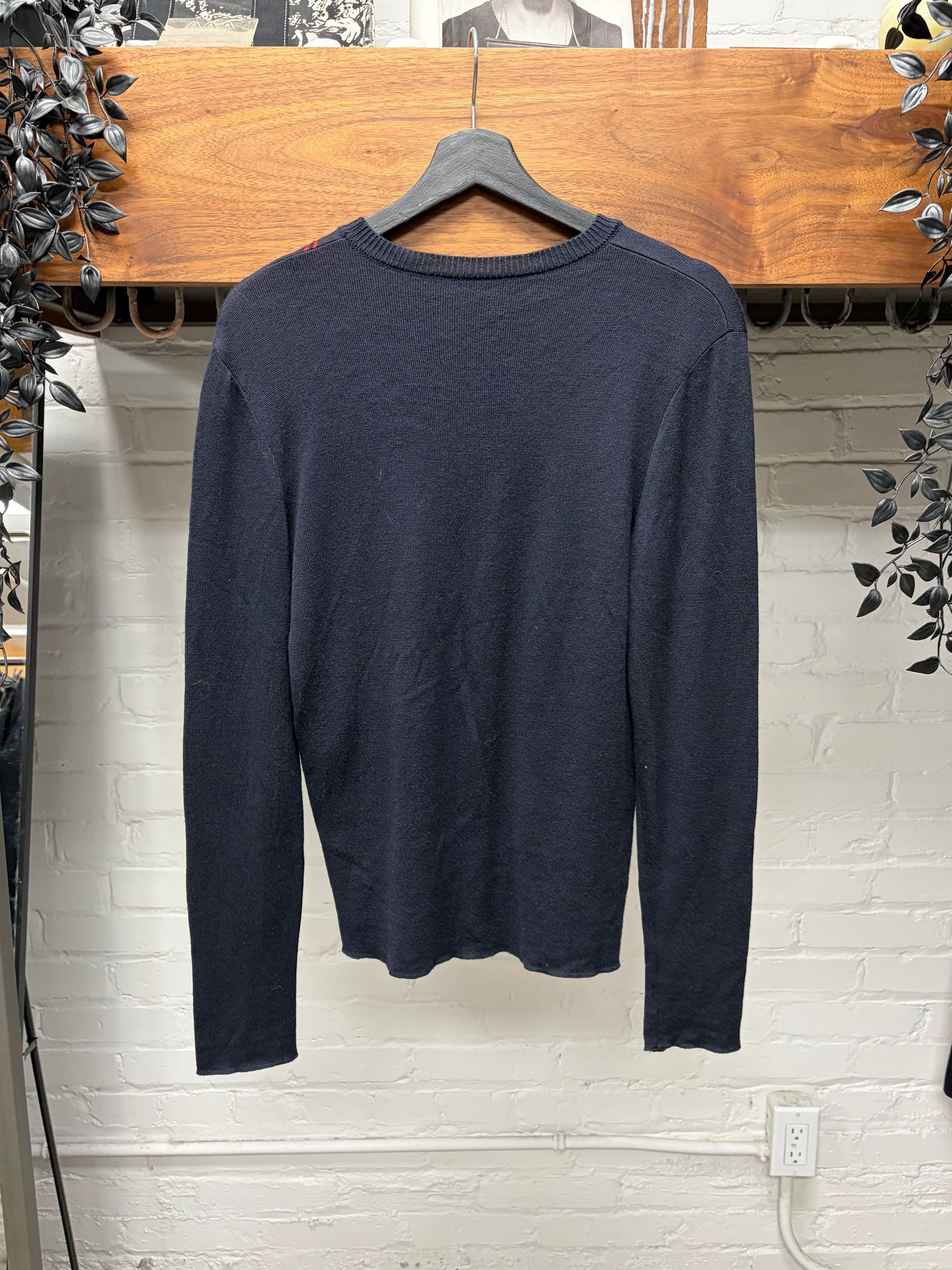 Balenciaga Balenciaga by Nicholas Ghesquiere Contrast Stitch ‘Diagonal Seam’ Long Sleeve Shirt Size US M / EU 48-50 / 2 - 3 Thumbnail