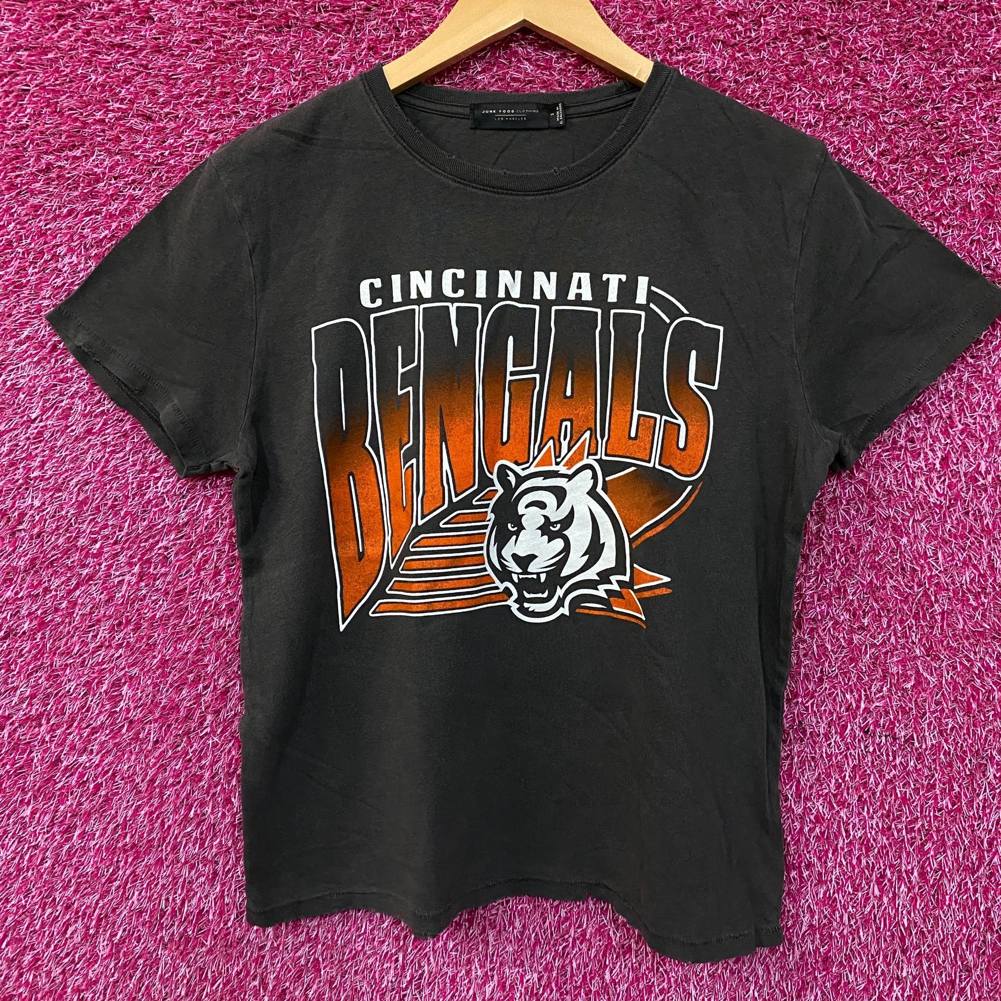 Junk Food Junk Food Clothing NFL Cincinnati Bengals Chrome Retro Style Size S / US 4 / IT 40 - 1 Thumbnail