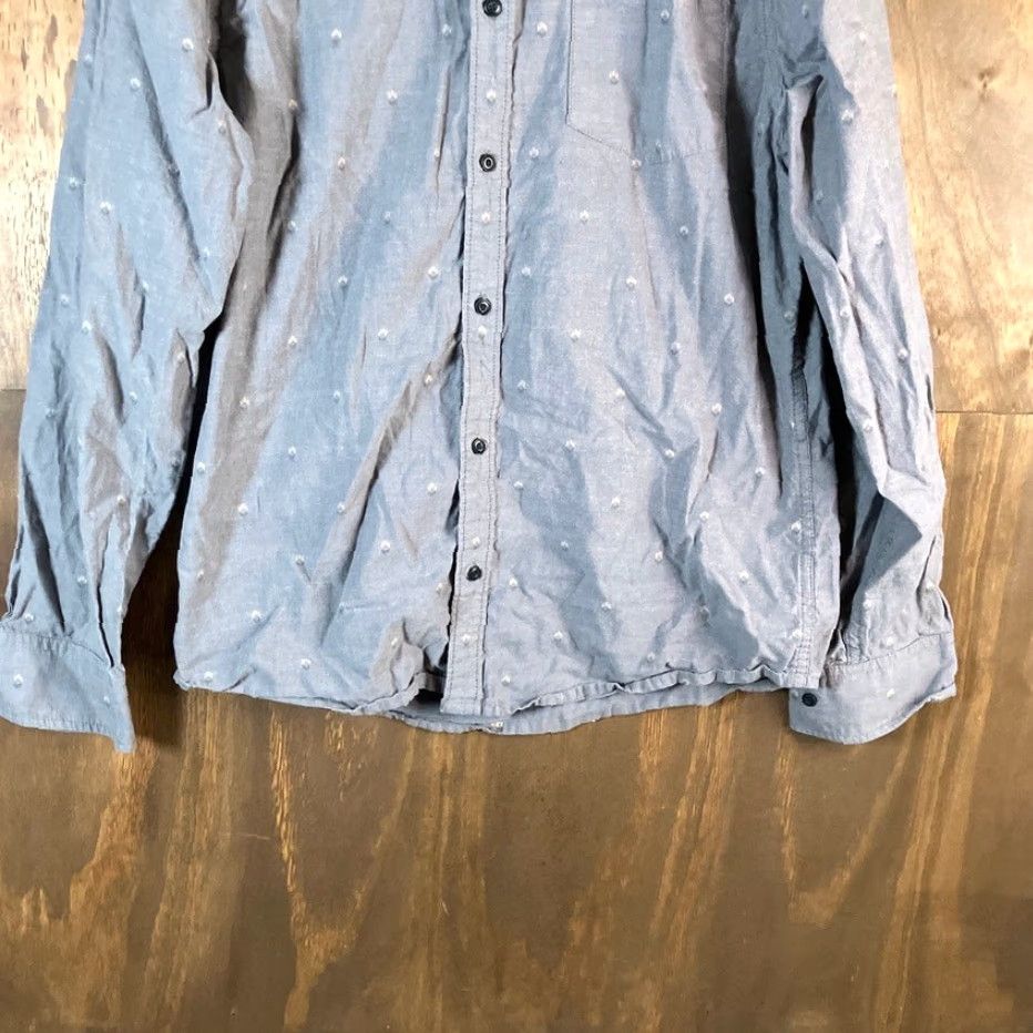 Prana PrAna Mens Shirt Gray Slim Fit Casual Button Down Collared Long Sleeve Large Size US L / EU 52-54 / 3 - 3 Thumbnail