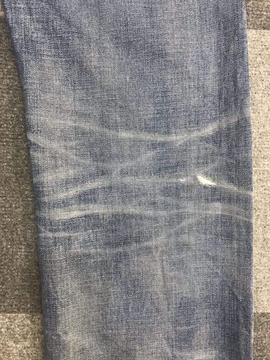 Japanese Brand fin&Sons Japan Distressed Redline Selvedge Jeans Size US 34 / EU 50 - 20 Thumbnail