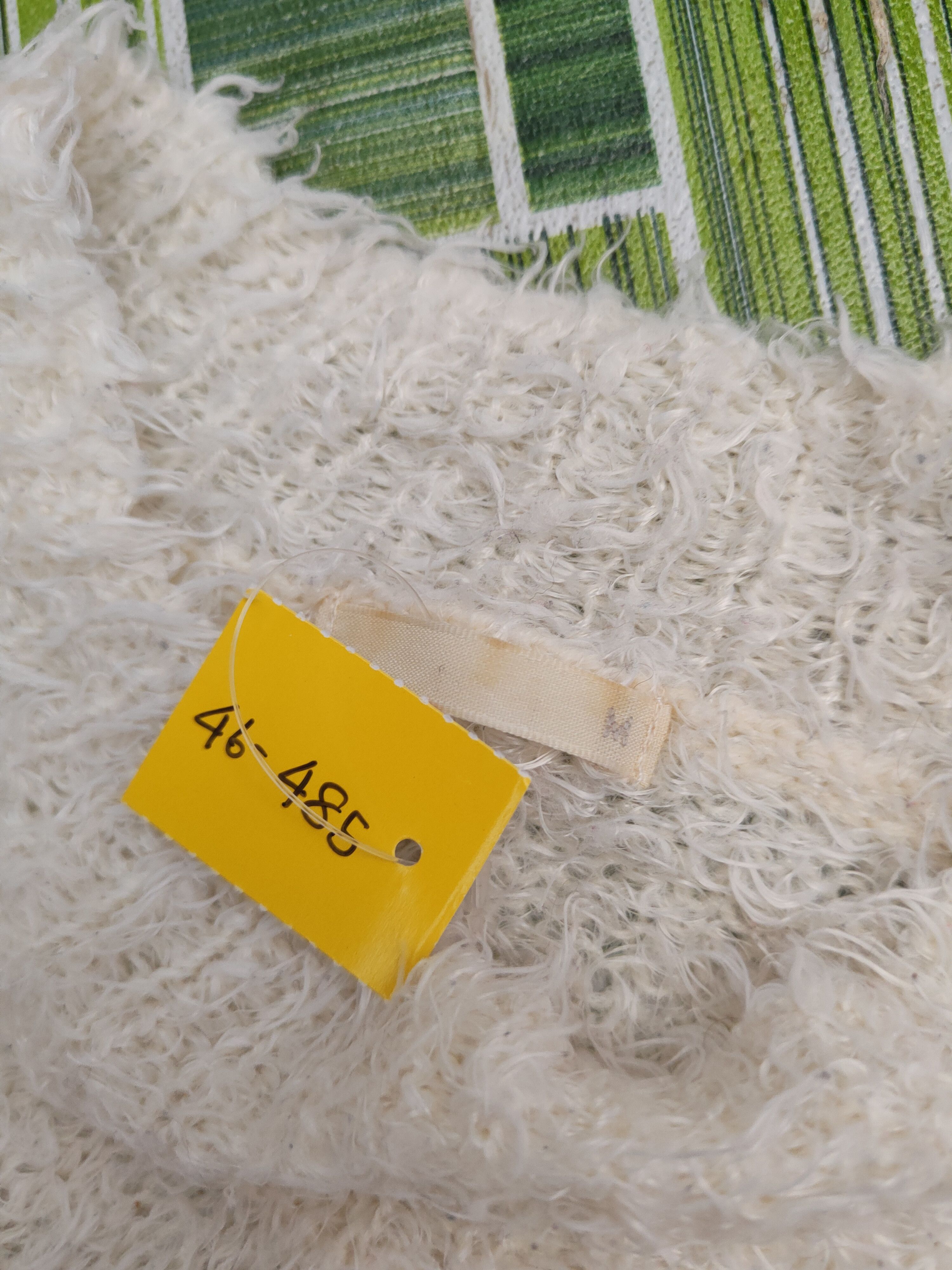 GU DL GU Ivory Fur Mohair Knitwear #46-485 Size S / US 4 / IT 40 - 13 Thumbnail