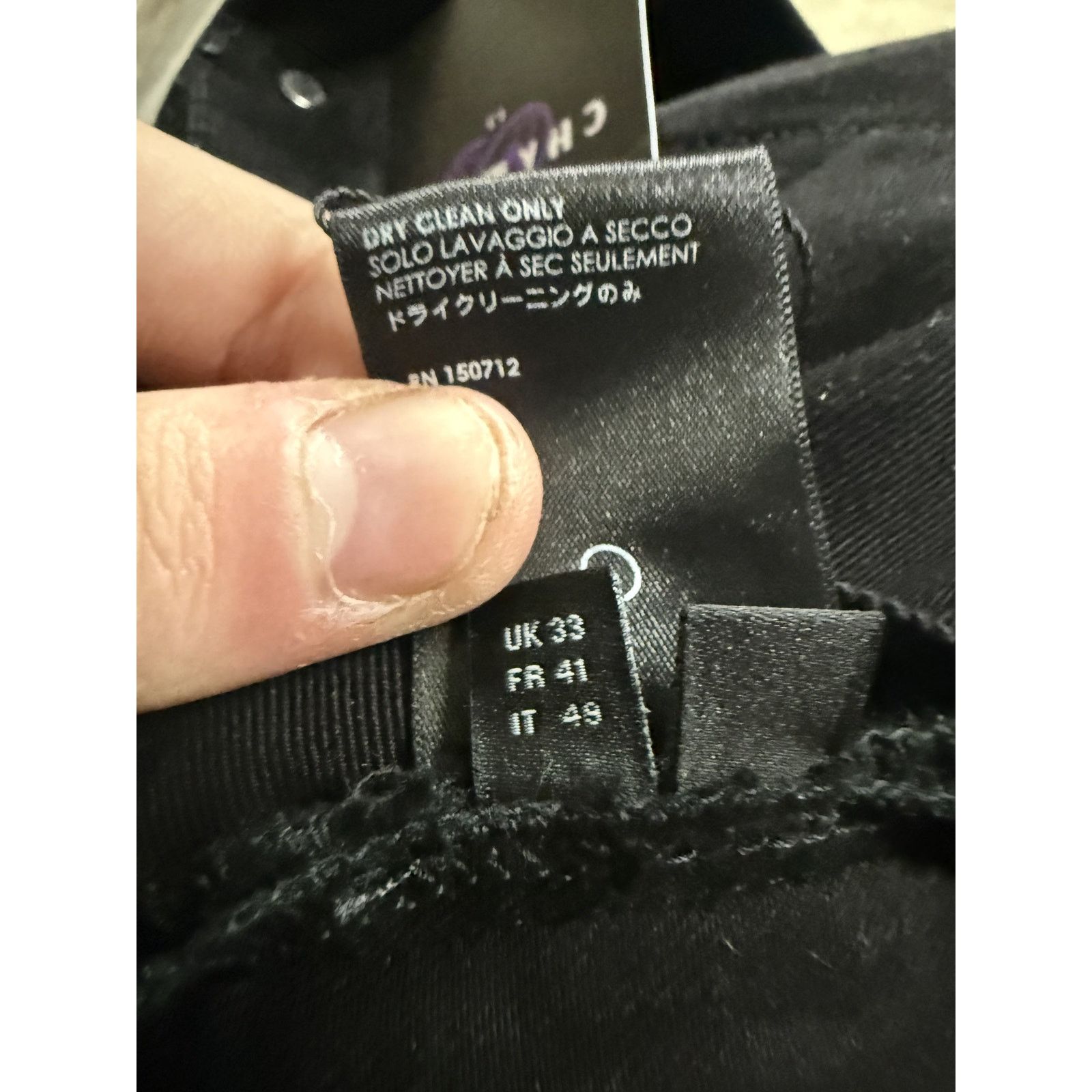Amiri Amiri Jeans Black Gold Glitter Stripe Used 33 Size US 33 - 7 Thumbnail
