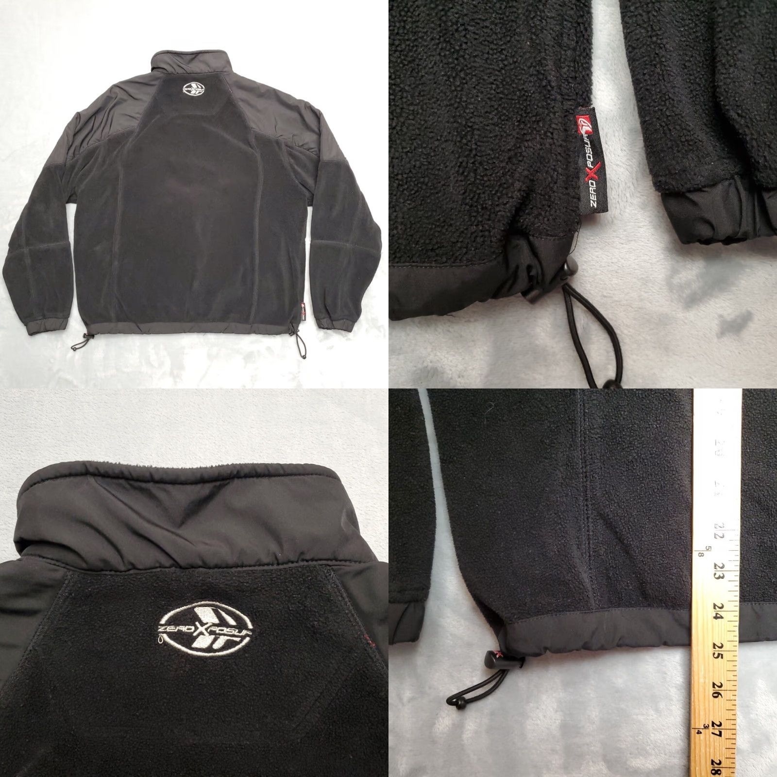 ZeroXposur VINTAGE ZeroXposur Jacket Mens M Black Fleece Outdoor Tech Full Zip Adjustable Waist Size US M / EU 48-50 / 2 - 8 Thumbnail
