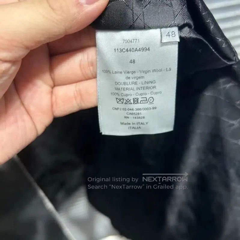 Other Dior M Grey Wool Zip Jacket for Men . Size US M / EU 48-50 / 2 - 6 Thumbnail