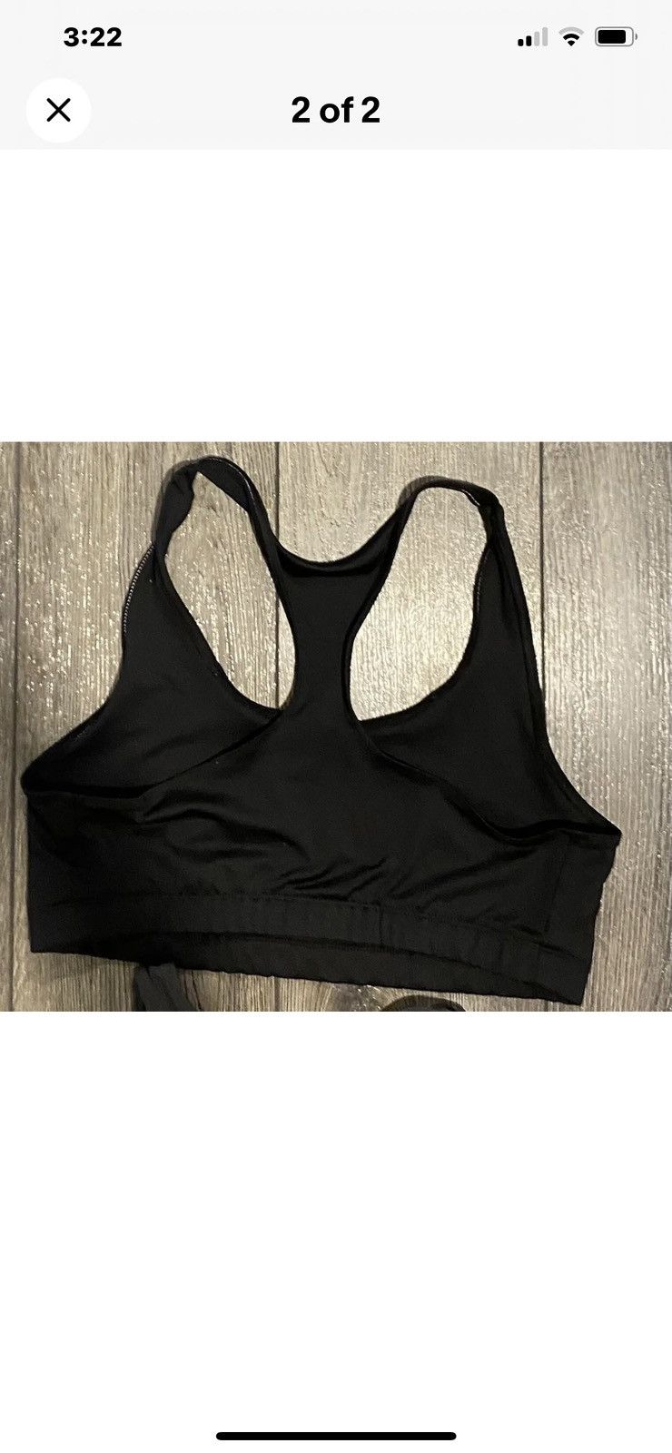 Other Super Sporty Black Sports Bra Size ONE SIZE - 2 Thumbnail
