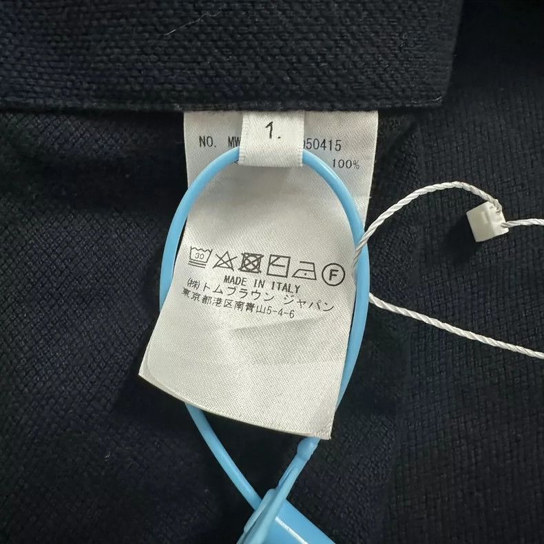 Thom Browne Thom Browne Double cuff dark blue shirt Size US S / EU 44-46 / 1 - 6 Thumbnail