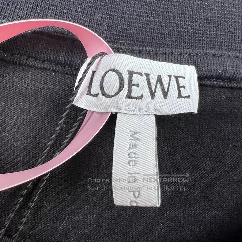 Loewe Loewe Neon pink embroidered logo short-sleeve Size XS / US 0-2 / IT 36-38 - 4 Thumbnail