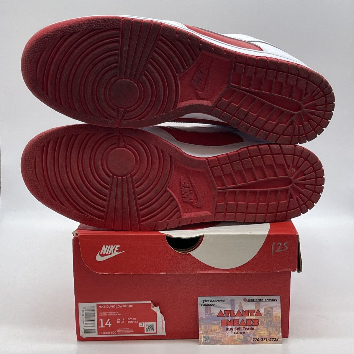 Nike Dunk low championship red Size US 14 / EU 47 - 7 Thumbnail