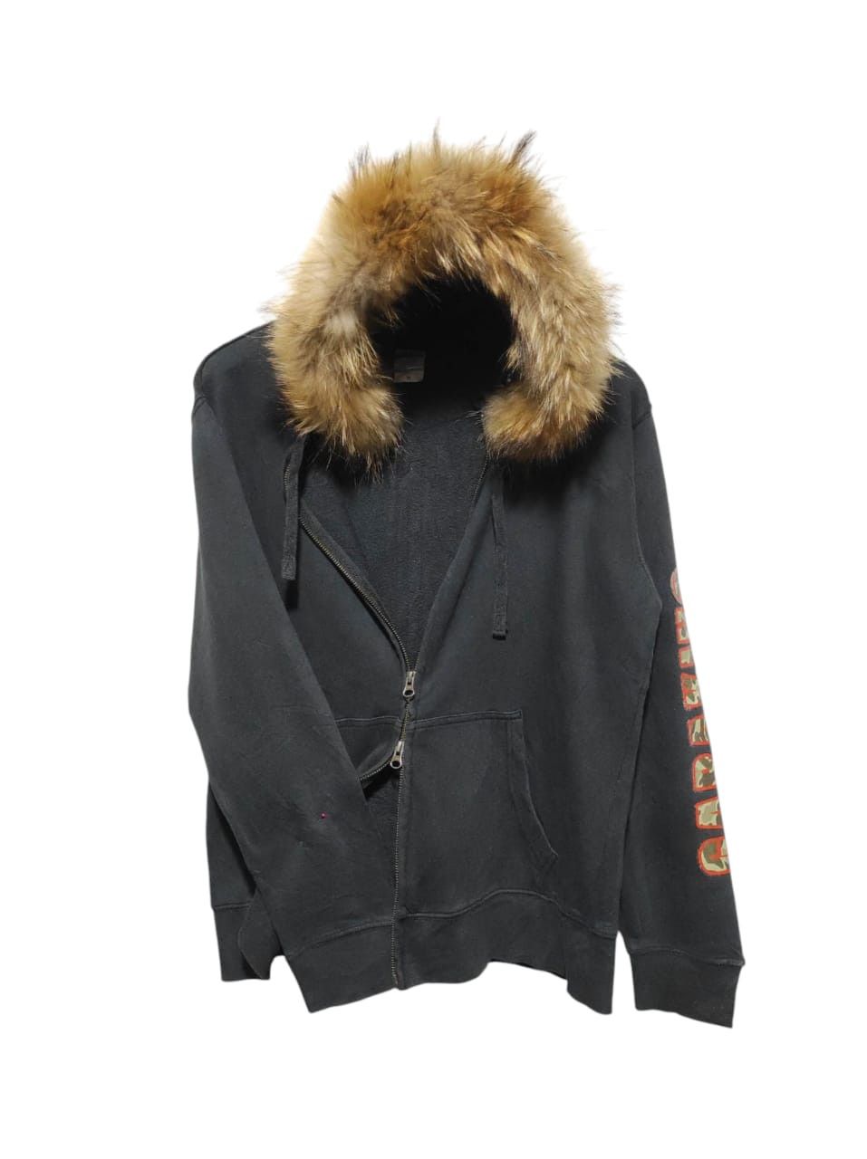 United Athle Double Zipper Fur Hoodie LGB style