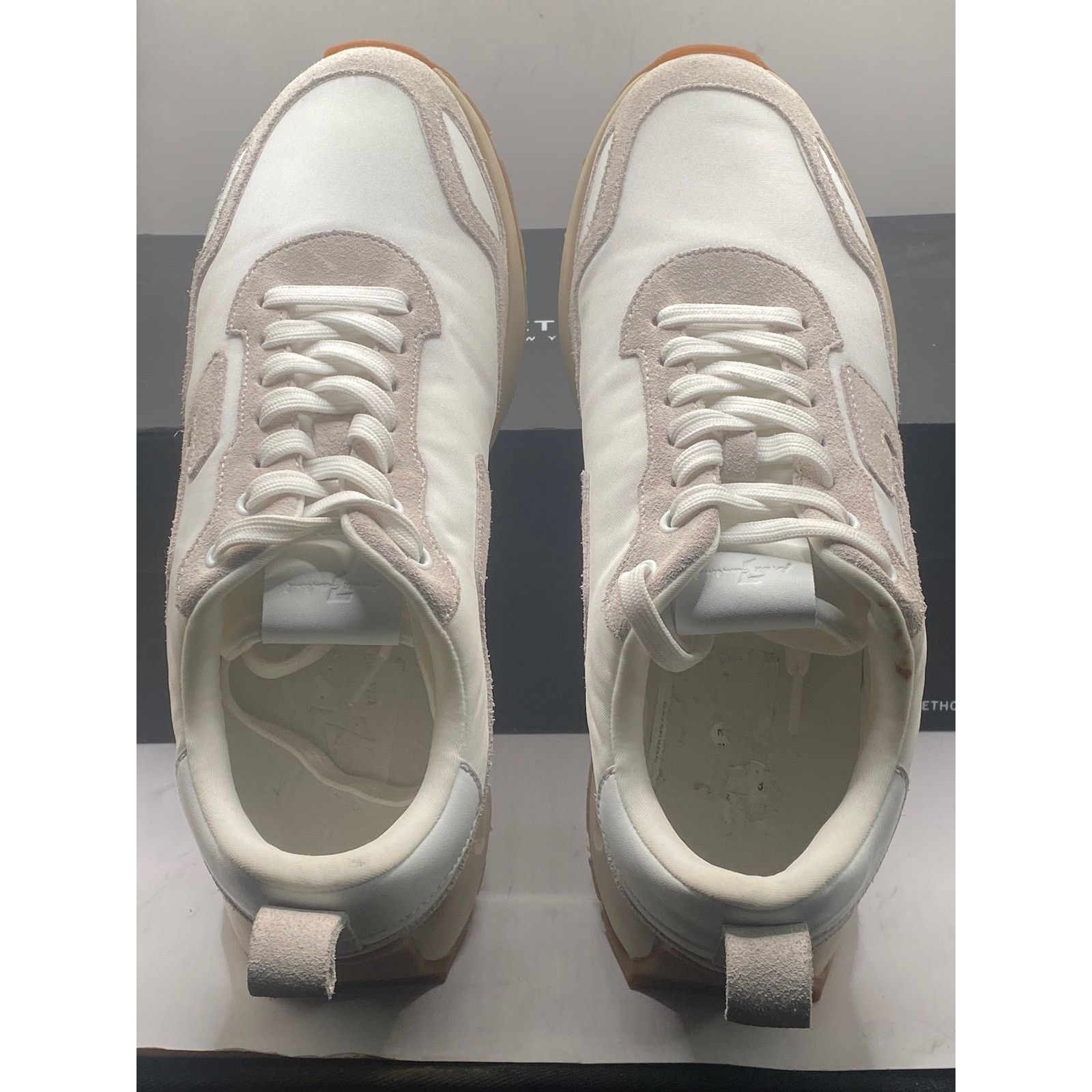 7 For All Mankind Running Sneaker Leather & Nylon Mix White Size US 8 Size US 8 / EU 41 - 5 Thumbnail