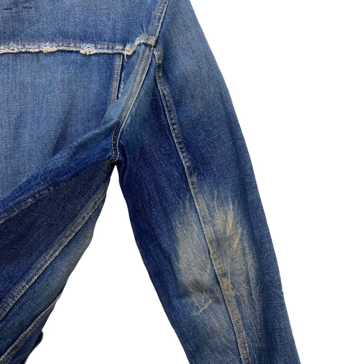 Gap × Vintage Made in Italy Gap Trucker Distressed Western Jacket Size US XS / EU 42 / 0 - 16 Thumbnail