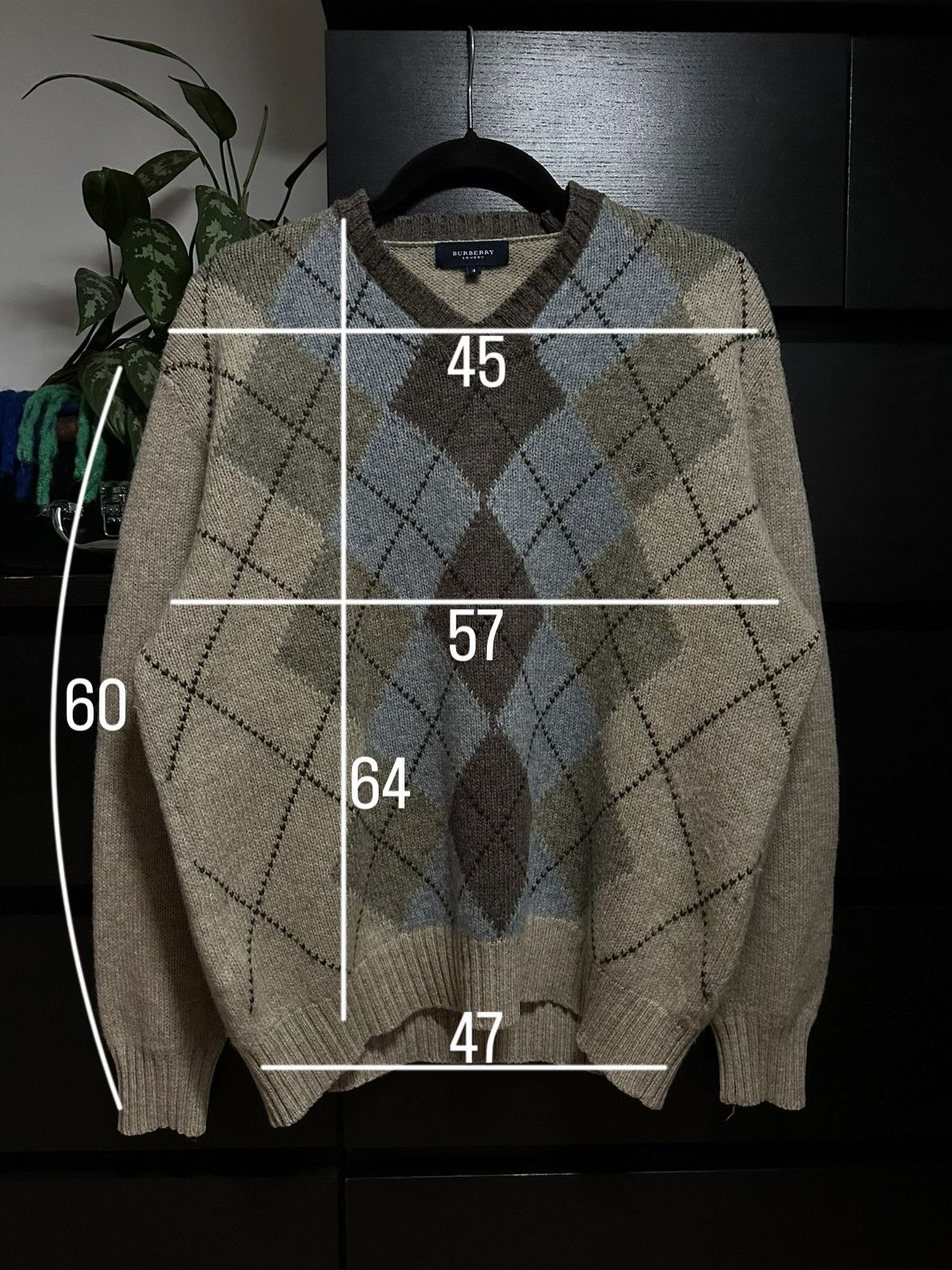 Burberry Vintage Burberry beige wool sweater Size US M / EU 48-50 / 2 - 6 Thumbnail