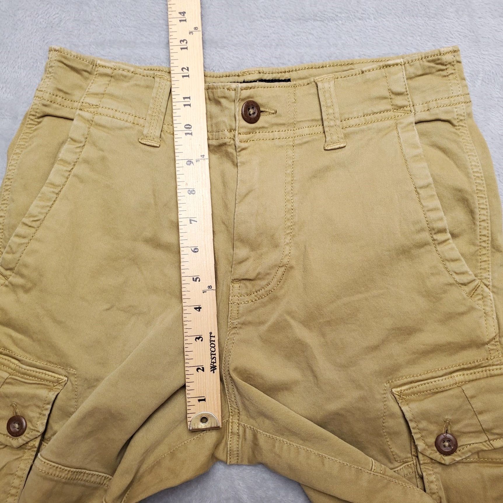 American Eagle Outfitters American Eagle Outfitters Shorts Men 28 Khaki Cargo Stretch Twill Outdoor Casual Size US 28 / EU 44 - 6 Thumbnail