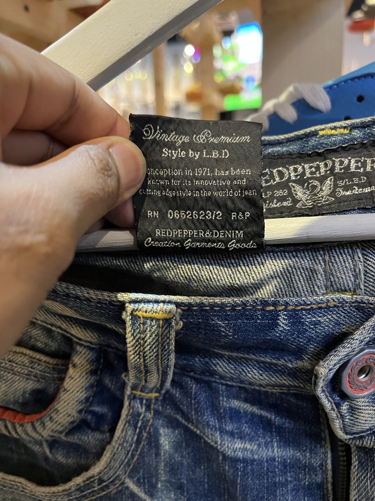 Vintage Red Pepper Jeans Jeans Distressed Jeans Size 30" / US 8 / IT 44 - 12 Thumbnail