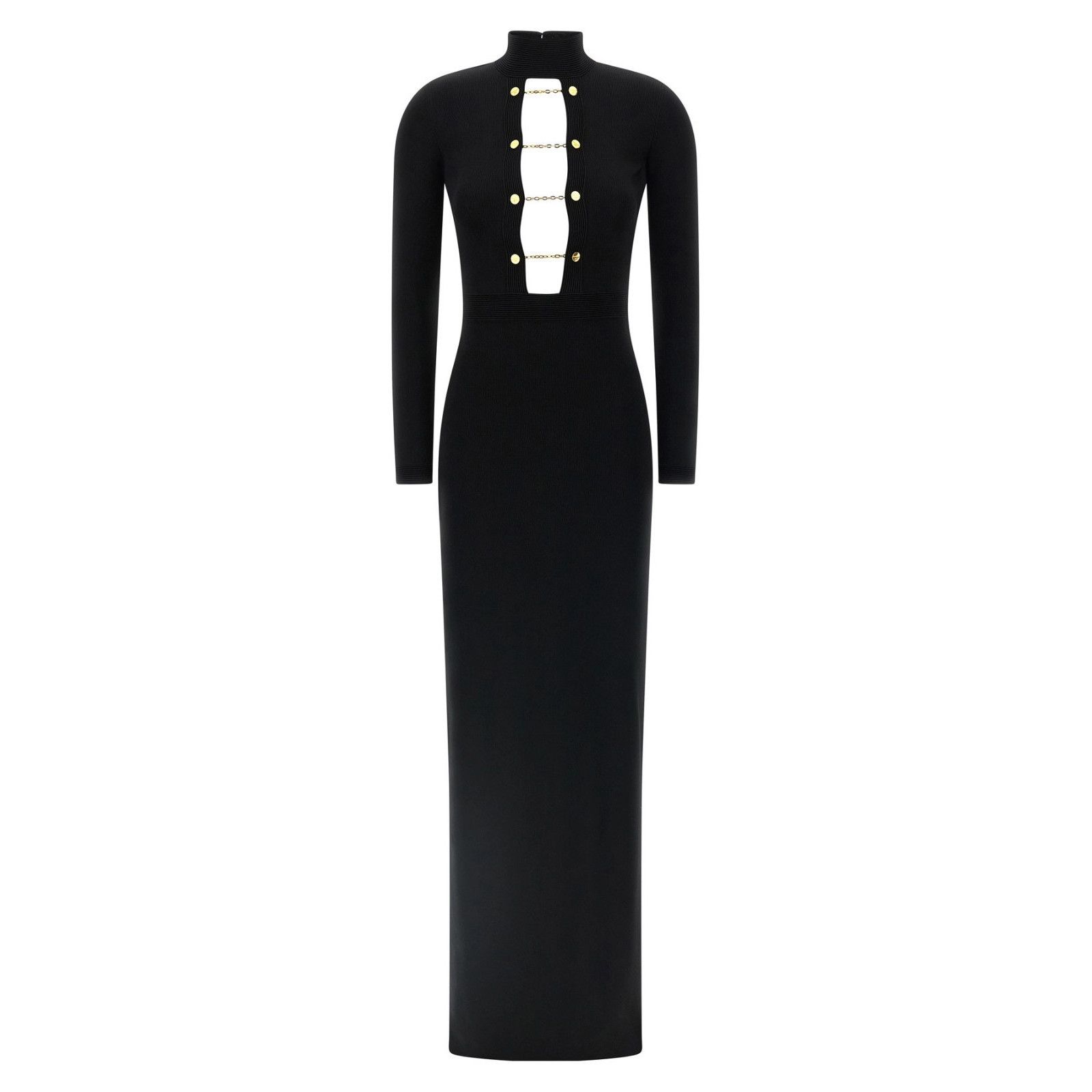 ELISABETTA FRANCHI Black Carpet Dress New & Authentic (Women