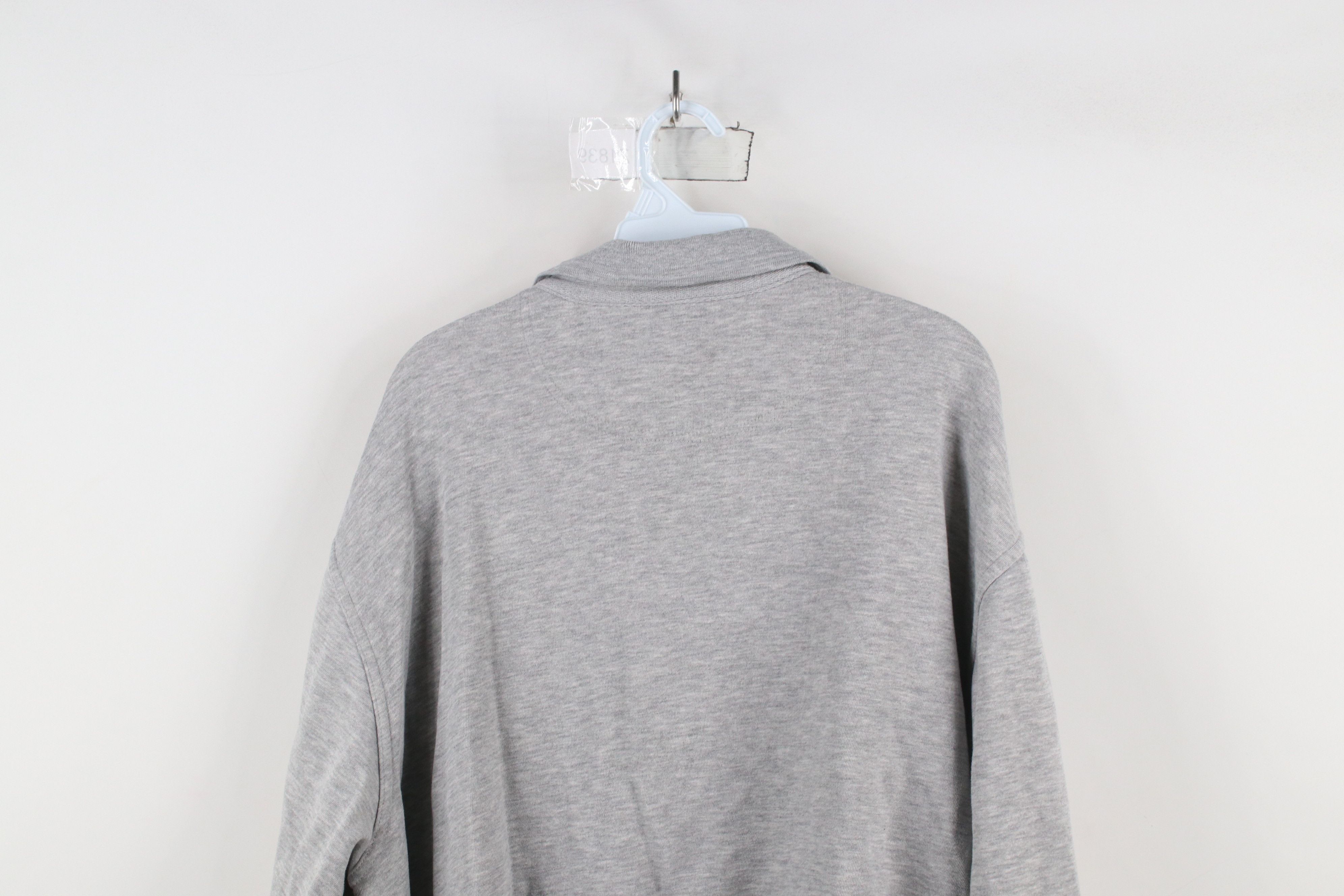 Vintage Vintage 90s Streetwear Striped Collared Pullover Sweatshirt Size US XXL / EU 58 / 5 - 12 Thumbnail