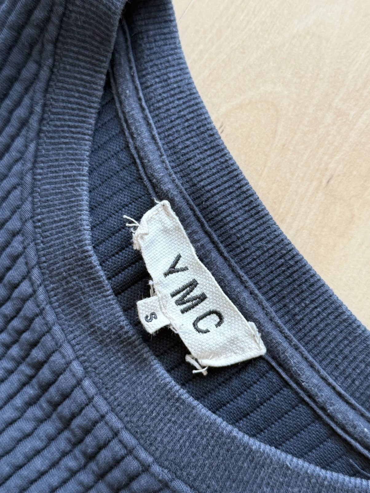 YMC YMC You Must Create waffle crew neck boxy sweatshirt Size US S / EU 44-46 / 1 - 3 Thumbnail