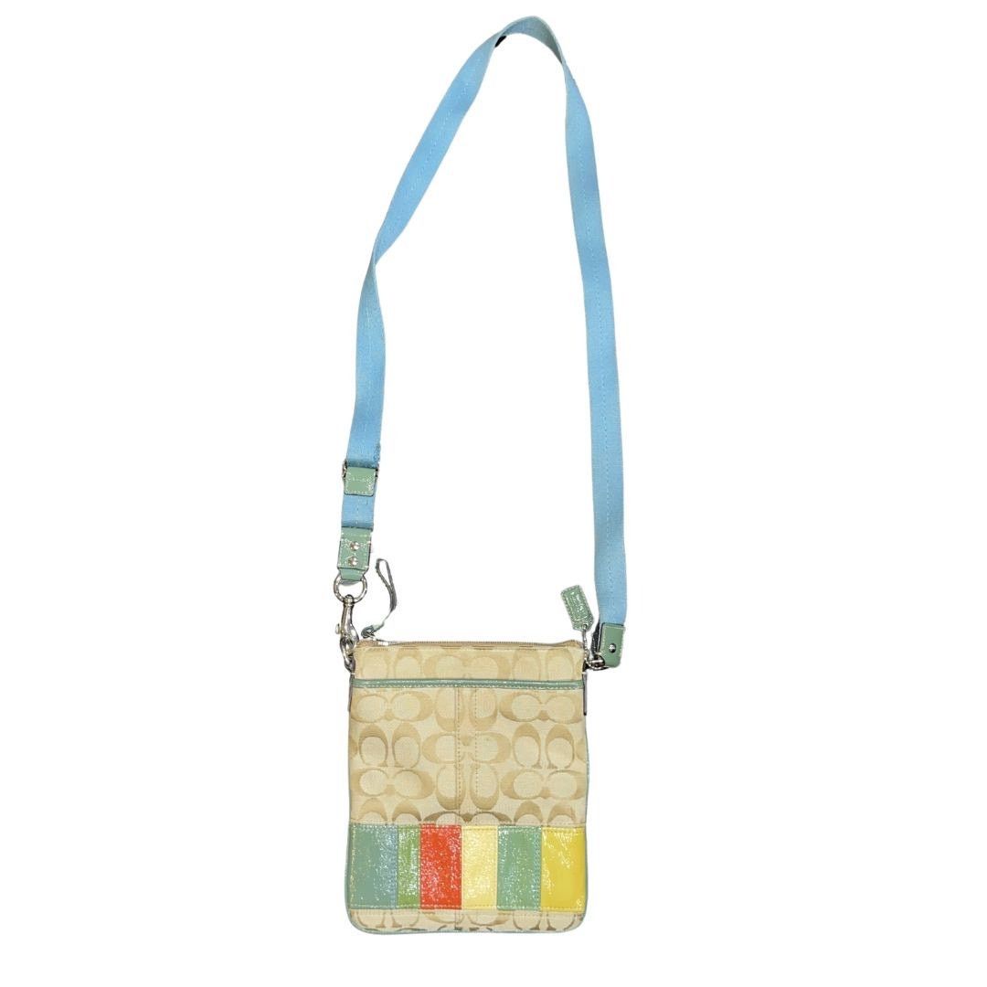 Coach Hamptons Weekend Signature Swingpack Crossbody Bag Patent Size ONE SIZE - 1 Thumbnail