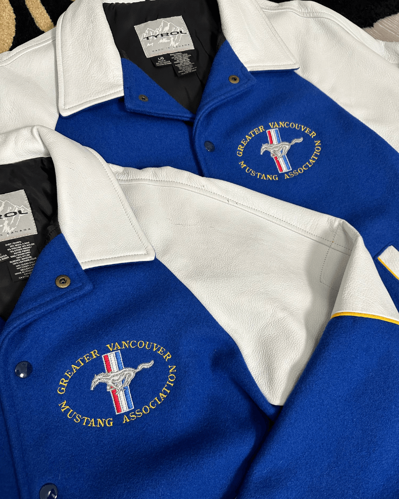 Ford Bundle - x2 GVMA Ford Mustang '66 Coupe Varsity Jackets Size US L / EU 52-54 / 3 - 3 Thumbnail