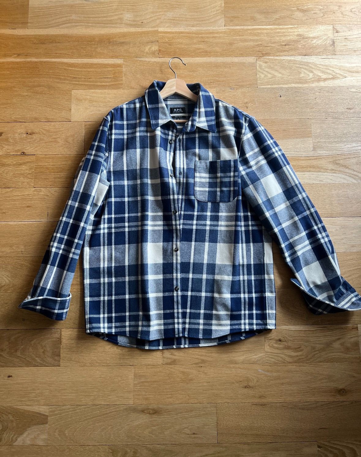 A.P.C. × JJJJound APC x JJJJound Weekend Shirt Navy | Grailed