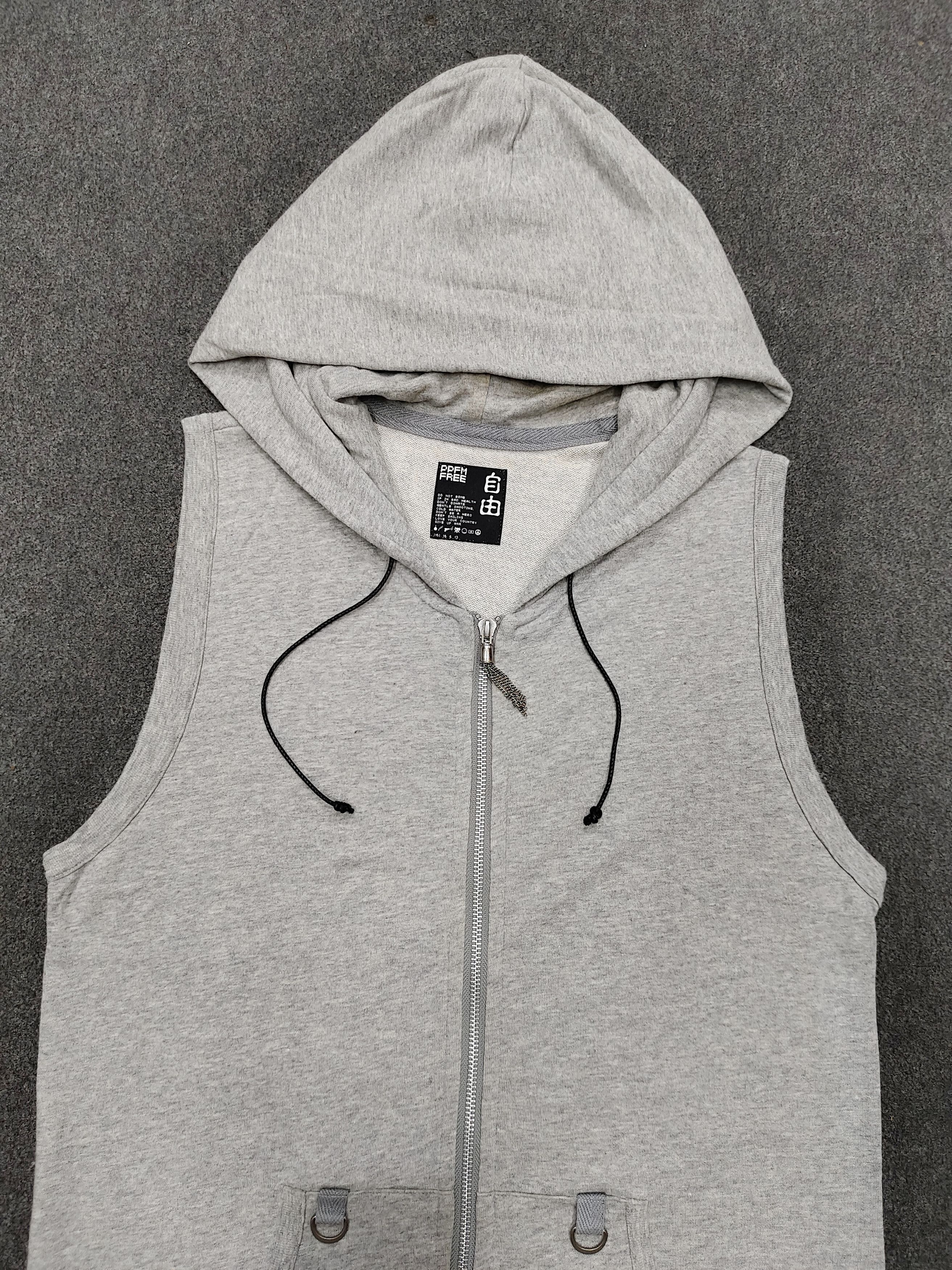 PPFM 00s PPFM 🇯🇵 Punk Rock Clain Zip Pullen Hoodie Long Vest Size US M / EU 48-50 / 2 - 2 Thumbnail