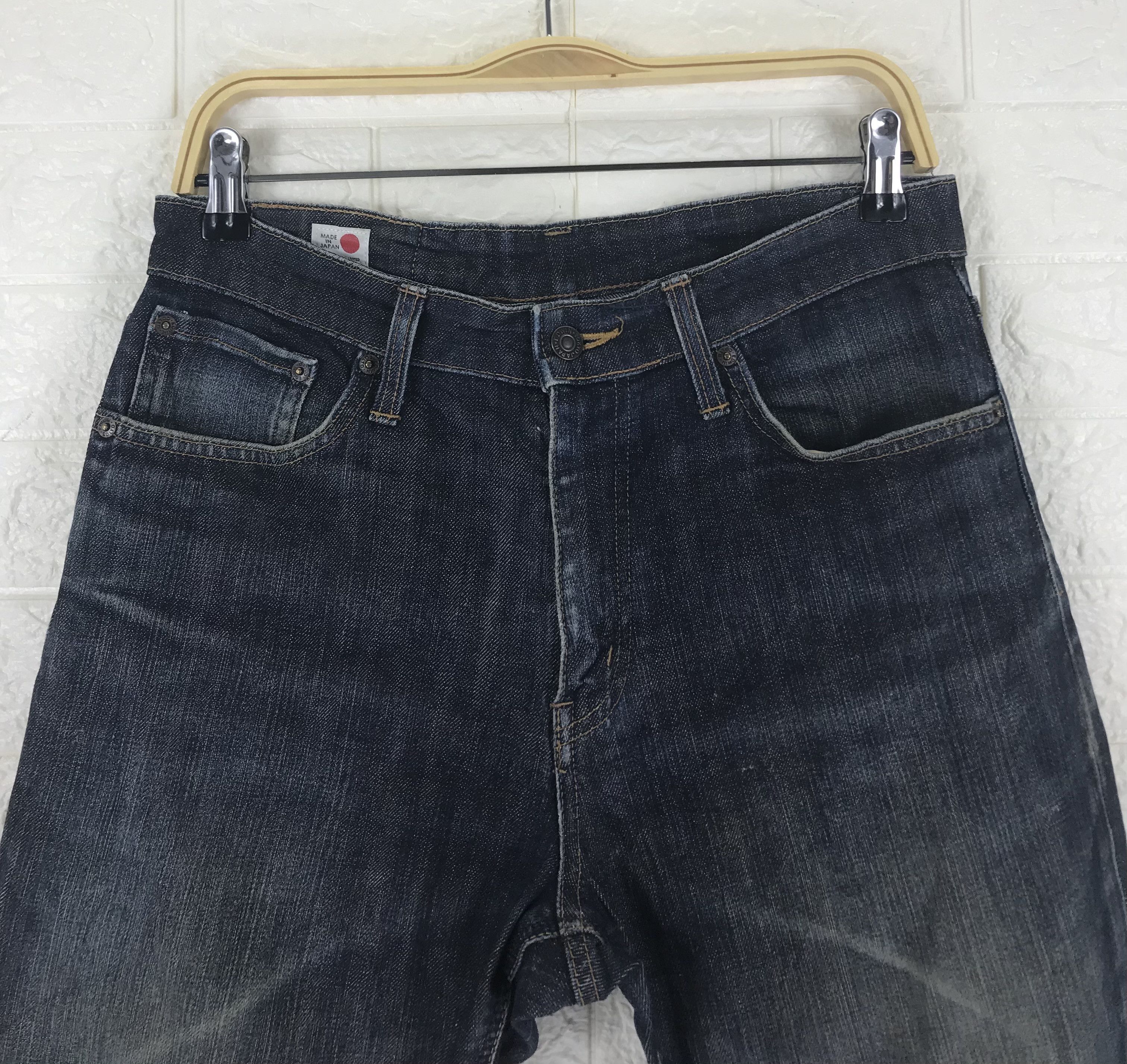 Edwin Vintage Edwin 503 Japanese Blue Ripped Jeans Size US 31 - 2 Thumbnail