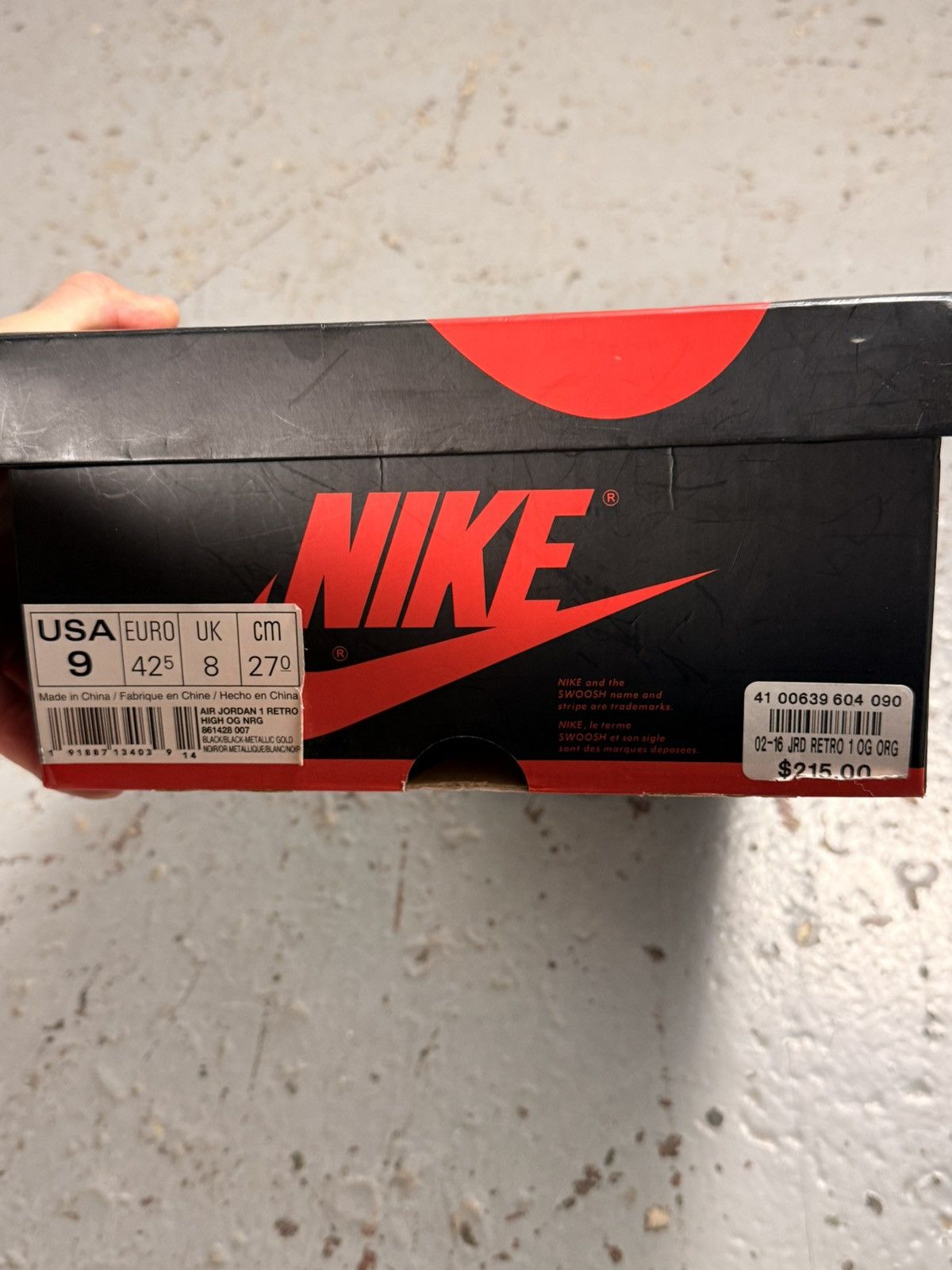 Jordan Brand Used Jordan 1 Gold Toes Size US 9 / EU 42 - 17 Thumbnail
