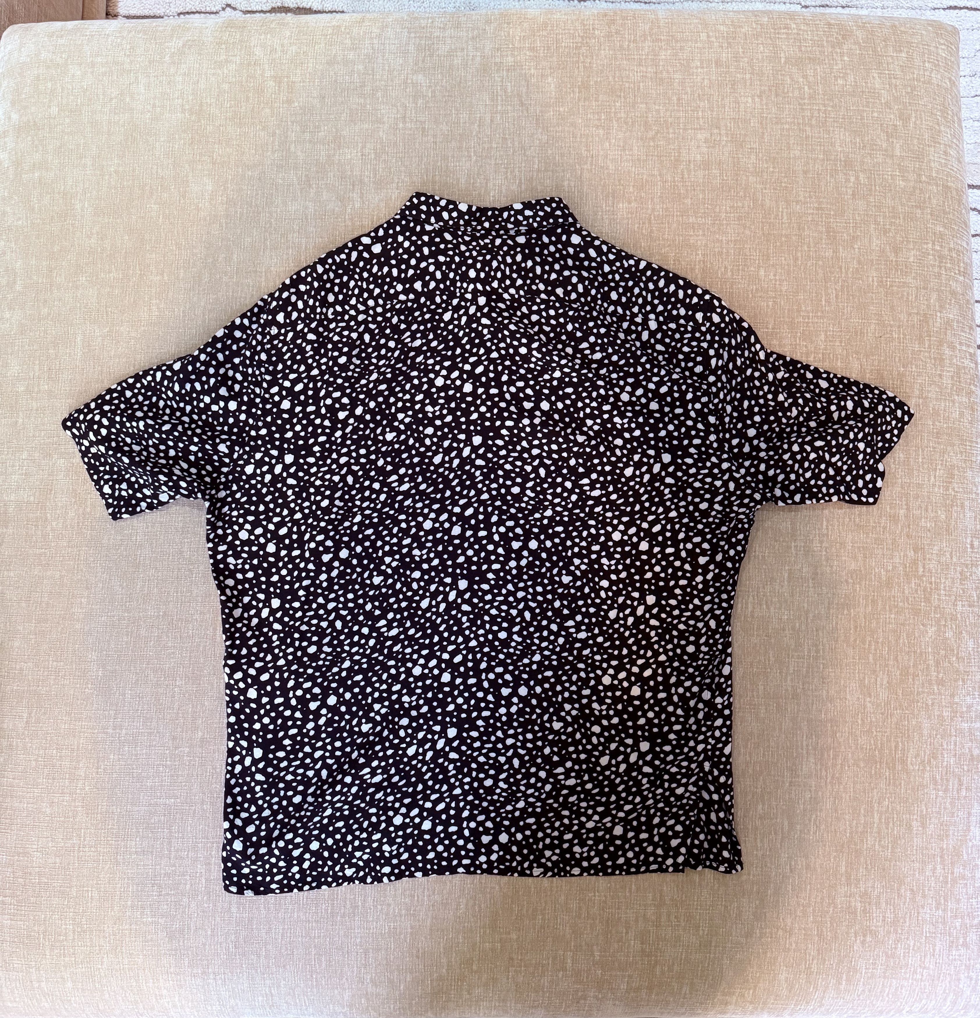 Saint Laurent Paris Saint Laurent Spotted Silk Shirt Size US S / EU 44-46 / 1 - 6 Thumbnail
