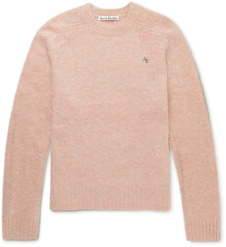 Acne Studios Brushed ​Shetland Wool Sweater - Pink Size US M / EU 48-50 / 2 - 10 Thumbnail