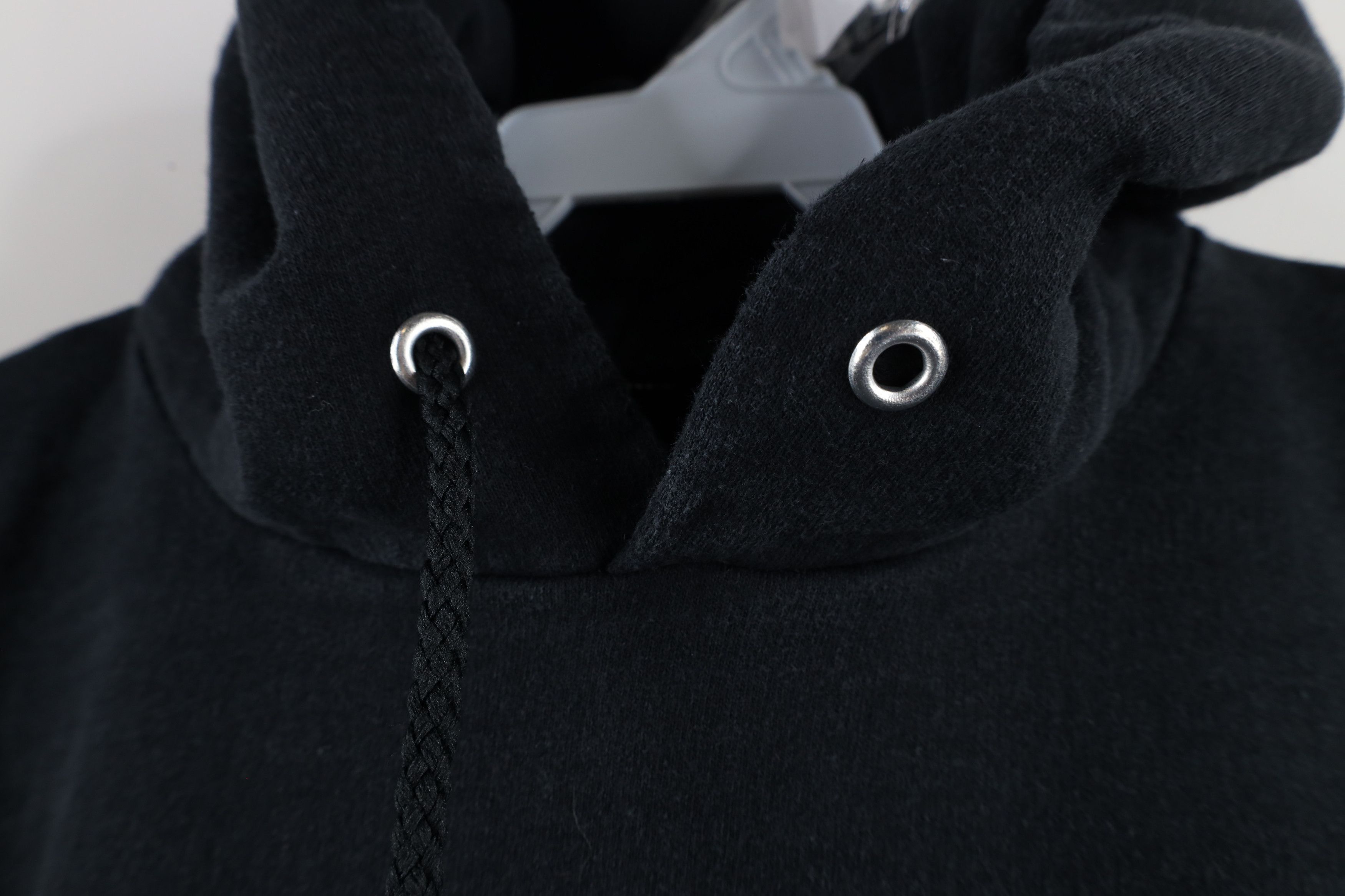 Vintage Vintage 90s Streetwear Heavyweight Hoodie Sweatshirt Black Size US M / EU 48-50 / 2 - 4 Thumbnail