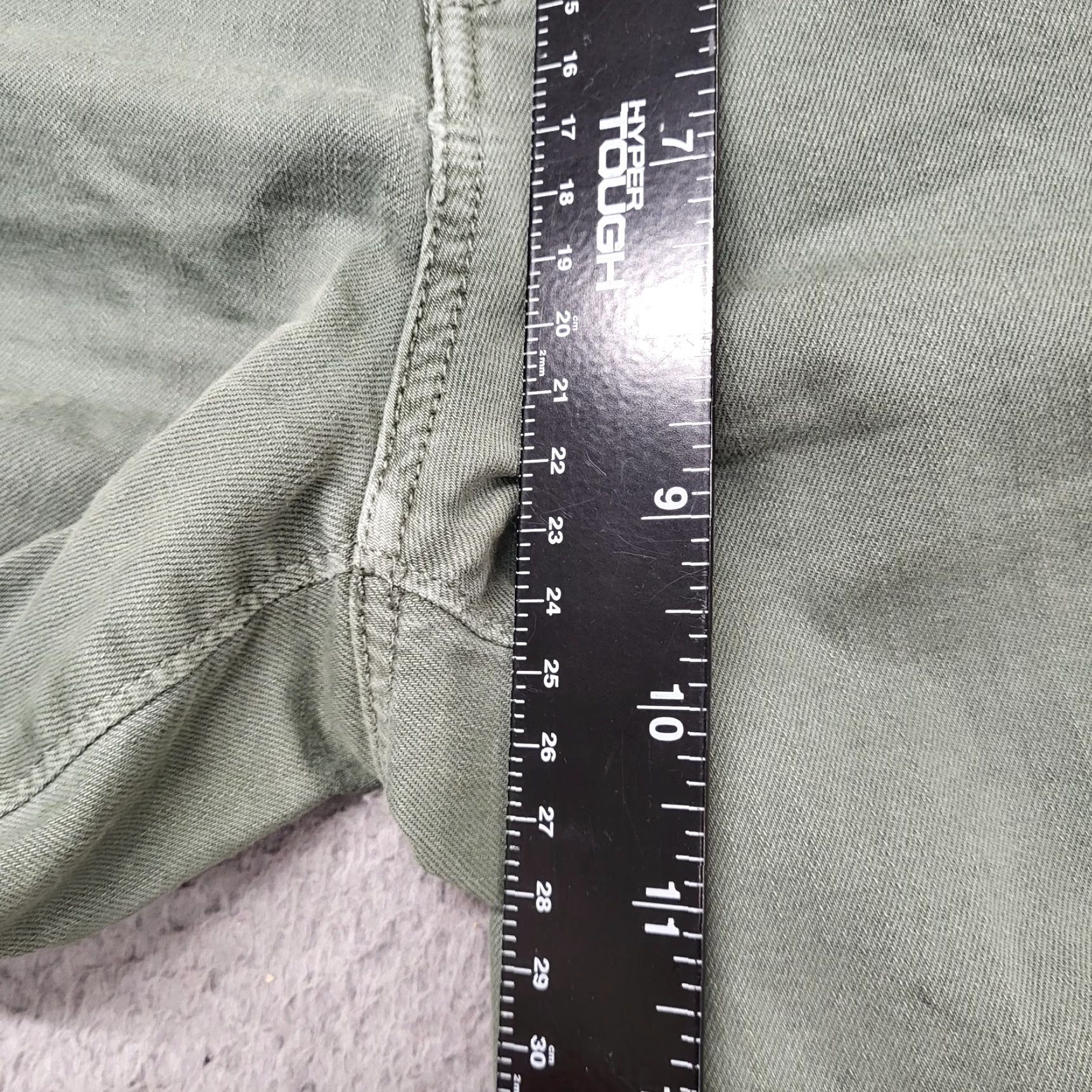 Loft Loft Jean Womens Size 29/8 Regular Pockets Modern Skinny Olive Army Green Denim Jeans Loft Marisa Womens Regular 29/8 Green Army 5-Pocket Design Size 29" - 7 Thumbnail