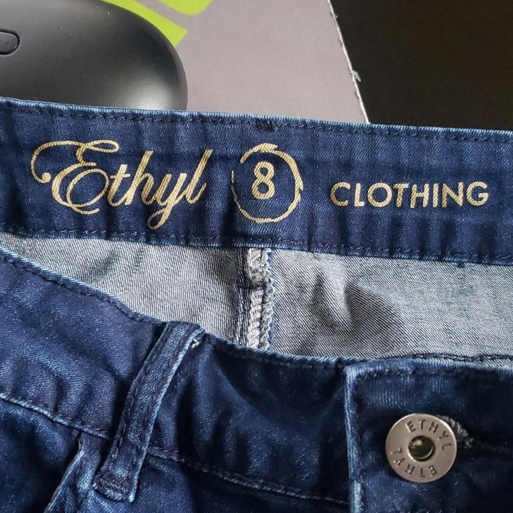 Designer Ct1486 Ethyl Blue Denim Straight Leg Jean 8 Size 30" / US 8 / IT 44 - 5 Thumbnail
