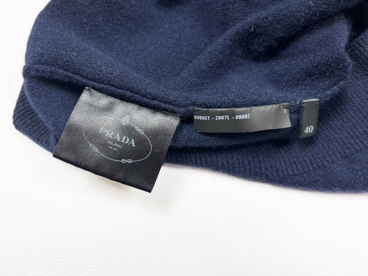 Prada Prada Milano Pure Cashmere Cardigan V-Neck Navy Blue Size 40 Size S / US 4 / IT 40 - 18 Thumbnail